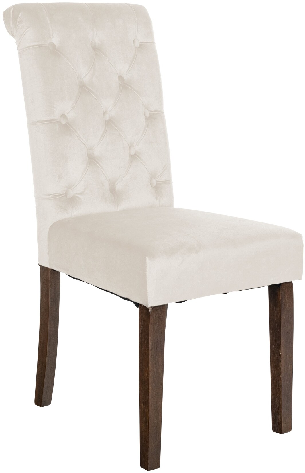 CLP Esszimmerstuhl Lisburn I Samt I Stoff I Polsterstuhl Gesteppt Chesterfield Design