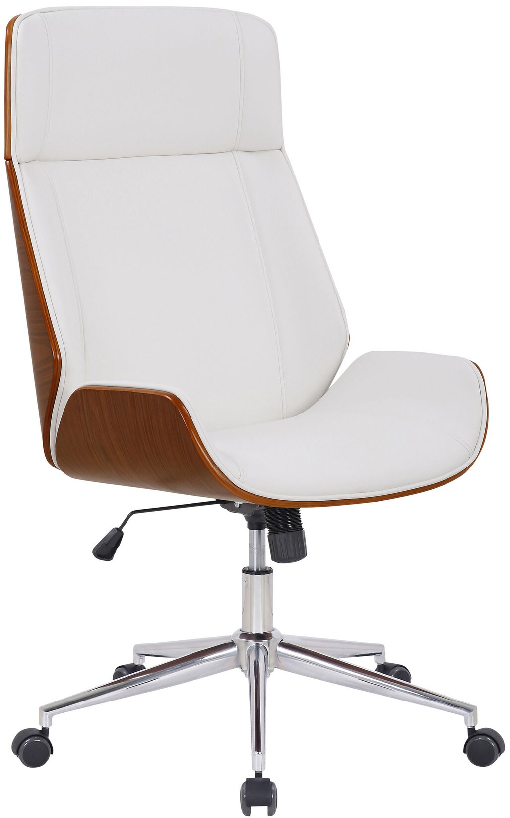 CLP Bürostuhl ergonomisch mit Armlehne Varel, Schreibtischstuhl mit modern drehbar und höhenverstellbar Gestell, Rückenlehne kippbar