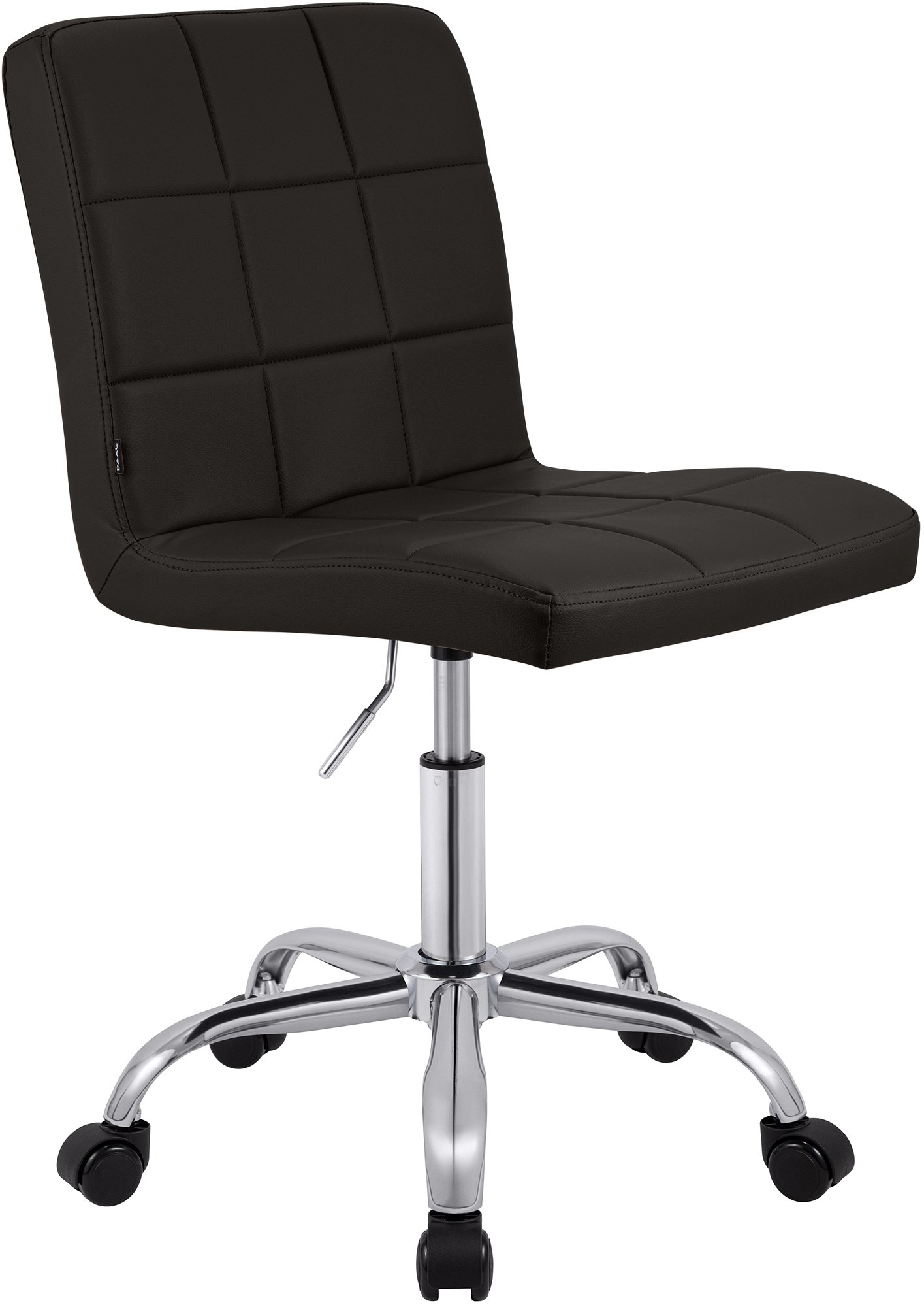 CLP Arbeitshocker h&ouml;henverstellbar mit Lehne und Rollen Darfield, Arbeitsstuhl ergonomisch 360&deg; drehbar, Kosmetikstuhl bis 150 kg belastbar - Bild 1