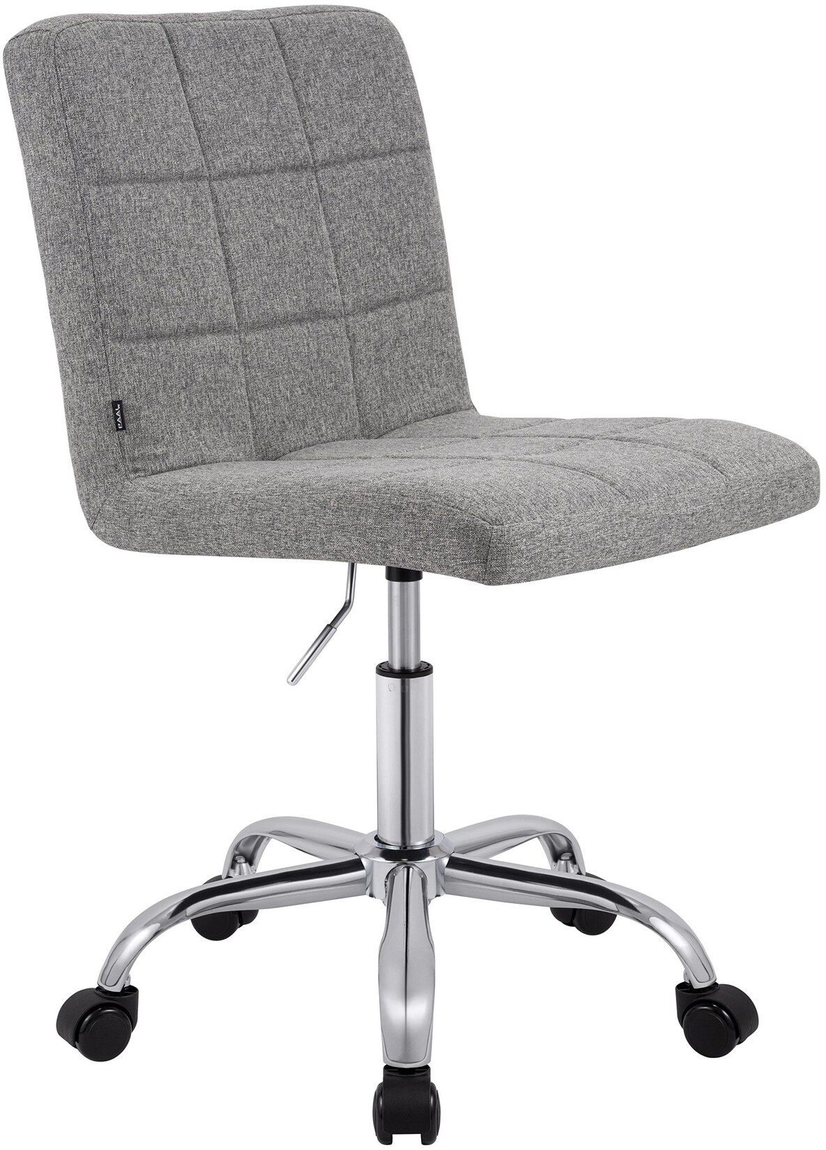 CLP Arbeitshocker höhenverstellbar mit Lehne und Rollen Darfield, Arbeitsstuhl ergonomisch 360° drehbar, Kosmetikstuhl bis 150 kg belastbar