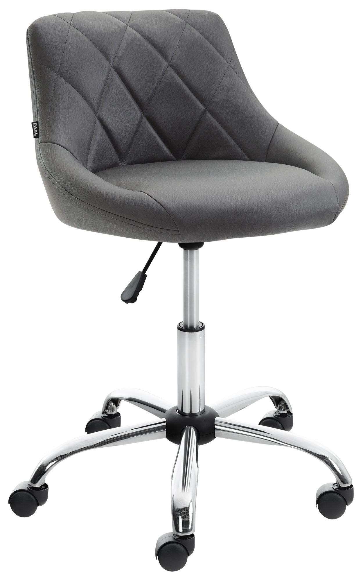 CLP Arbeitshocker Lazio I Kunstleder Oder Stoff I H&ouml;henverstellbarer Arbeitsstuhl I Rollbar - Bild 1