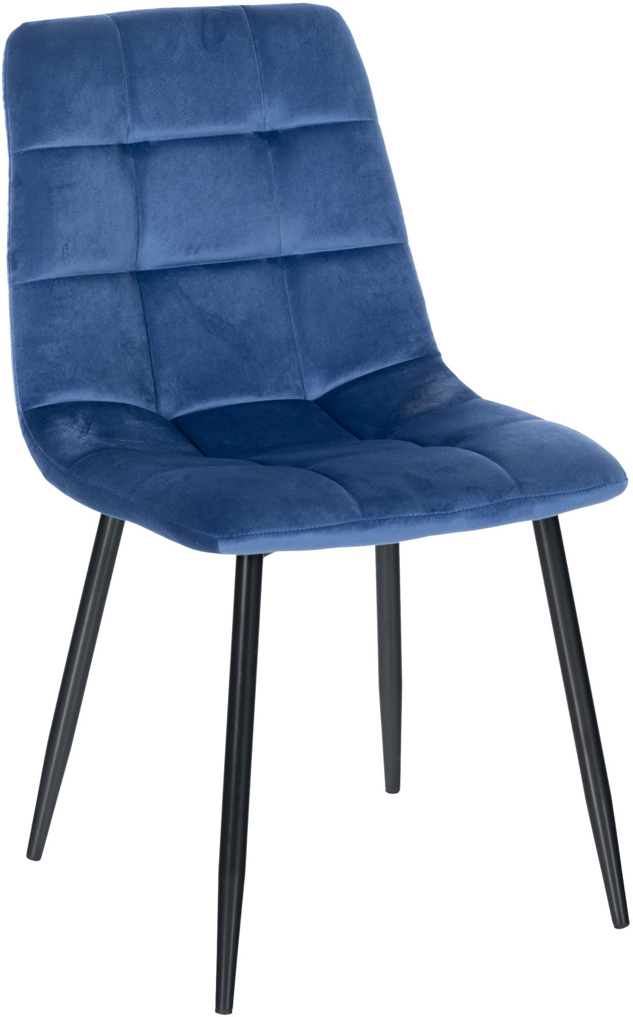 CLP Esszimmerstuhl Antibes | Samt | Gepolstert | K&uuml;chenstuhl | Metallbeine mit Bodenschonern | Belastbar bis 150 kg - Bild 1