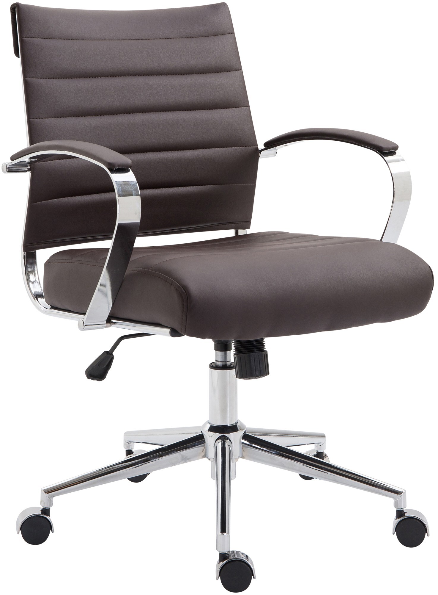 CLP Drehstuhl Oakland I Chefsessel Mit Stufenloser Sitzh&ouml;henverstellung I B&uuml;rosessel Mit Leichtlaufrollen - Bild 1