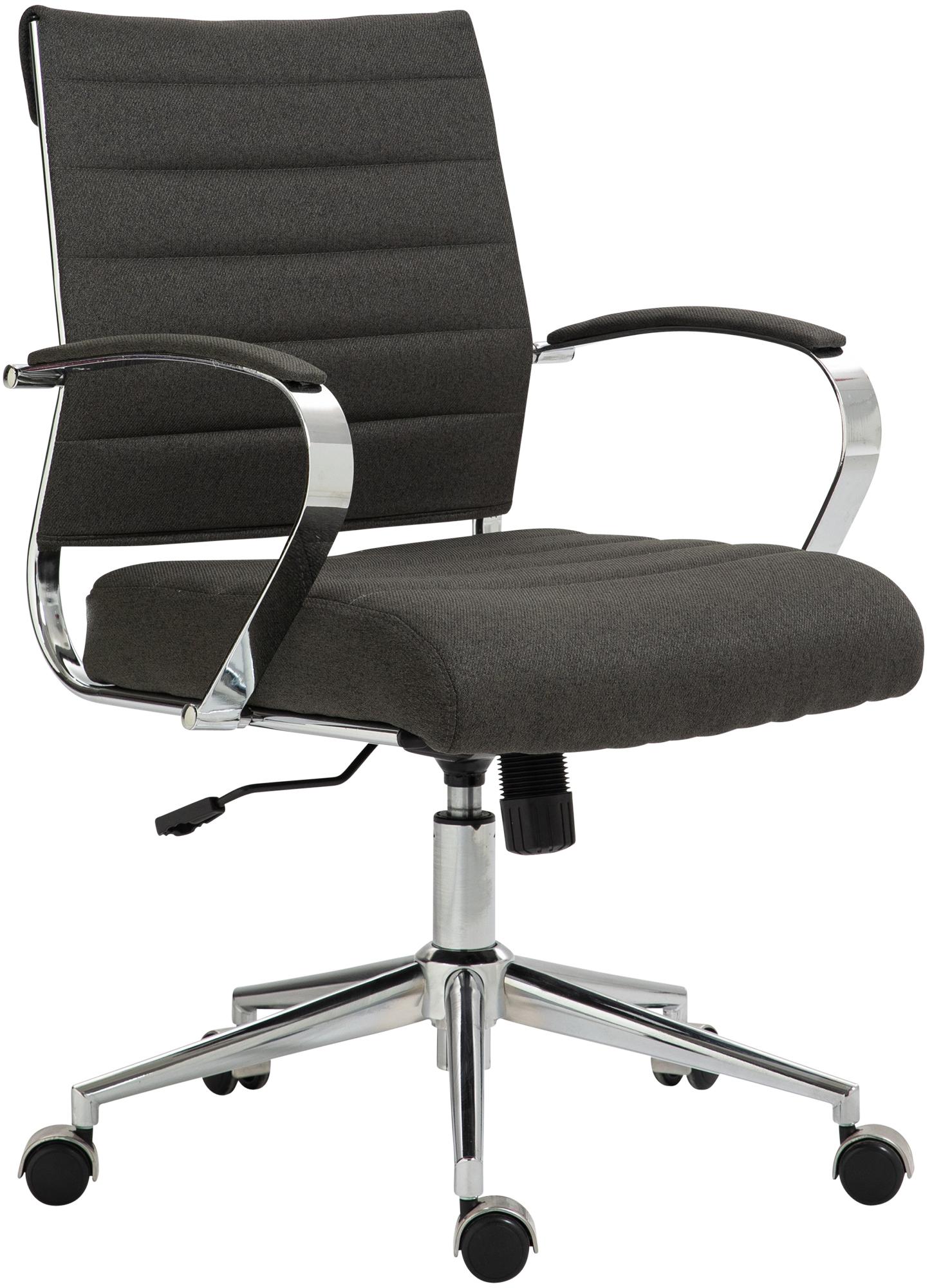 CLP Drehstuhl Oakland I Chefsessel Mit Stufenloser Sitzh&ouml;henverstellung I B&uuml;rosessel Mit Leichtlaufrollen - Bild 1