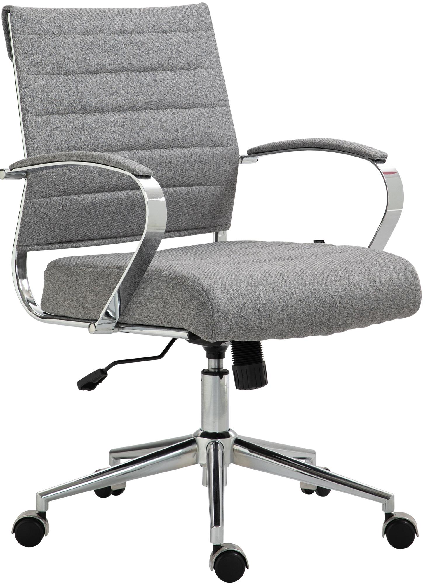 CLP Drehstuhl Oakland I Chefsessel Mit Stufenloser Sitzh&ouml;henverstellung I B&uuml;rosessel Mit Leichtlaufrollen - Bild 1