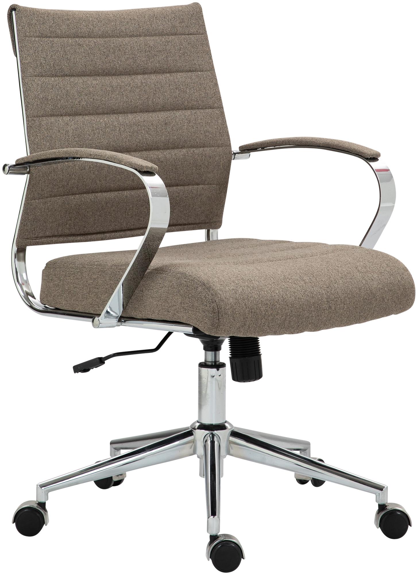 CLP Drehstuhl Oakland I Chefsessel Mit Stufenloser Sitzh&ouml;henverstellung I B&uuml;rosessel Mit Leichtlaufrollen - Bild 1