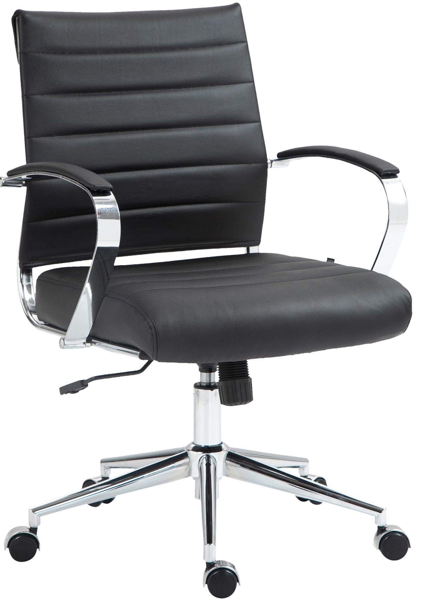 CLP Drehstuhl Oakland I Chefsessel Mit Stufenloser Sitzh&ouml;henverstellung I B&uuml;rosessel Mit Leichtlaufrollen - Bild 1
