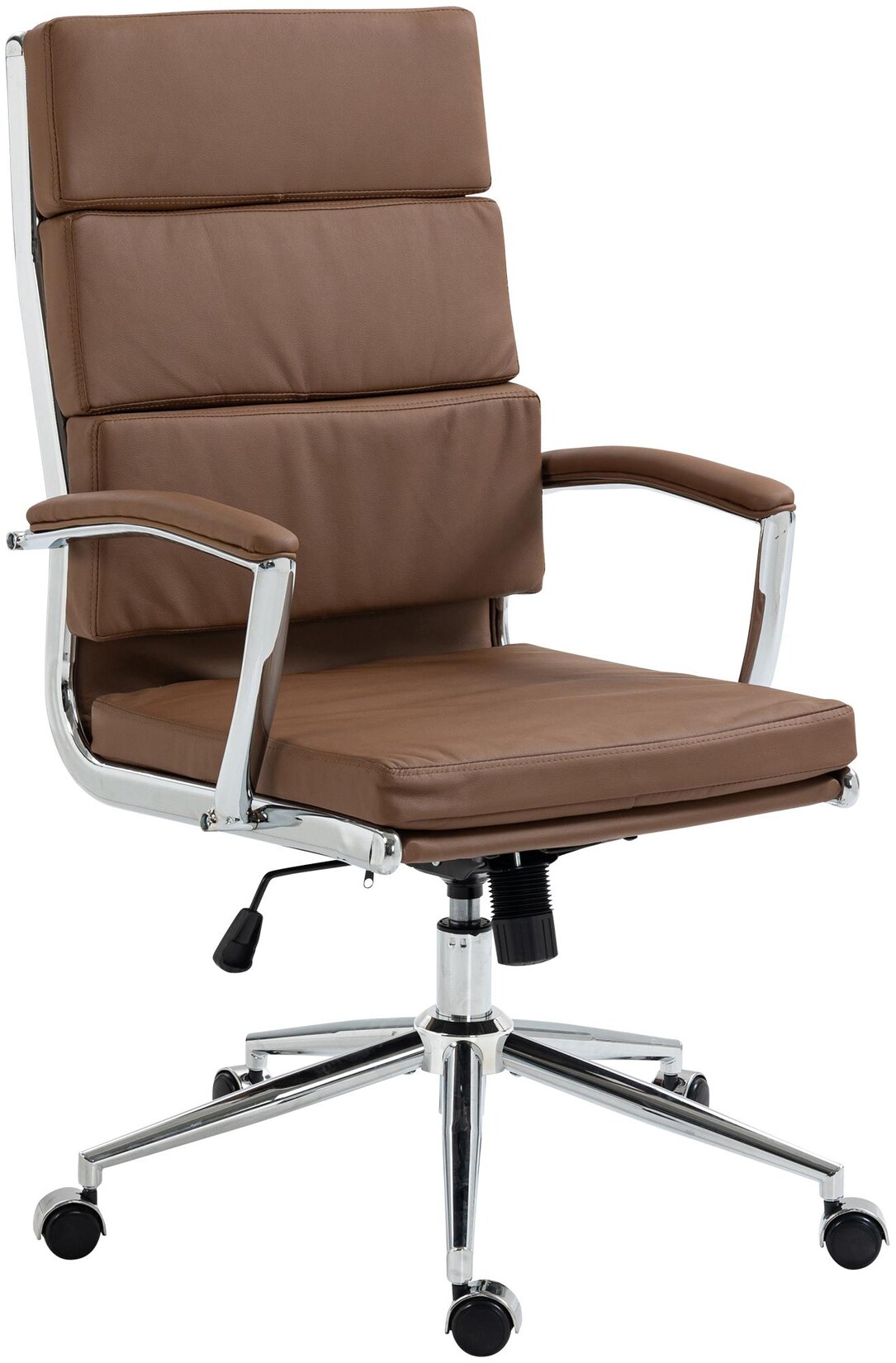 CLP Bürostuhl Cleveland I Ergonomischer Schreibtischstuhl I Höhenverstellbar mit Wippfunktion I Chefsessel mit Armlehnen