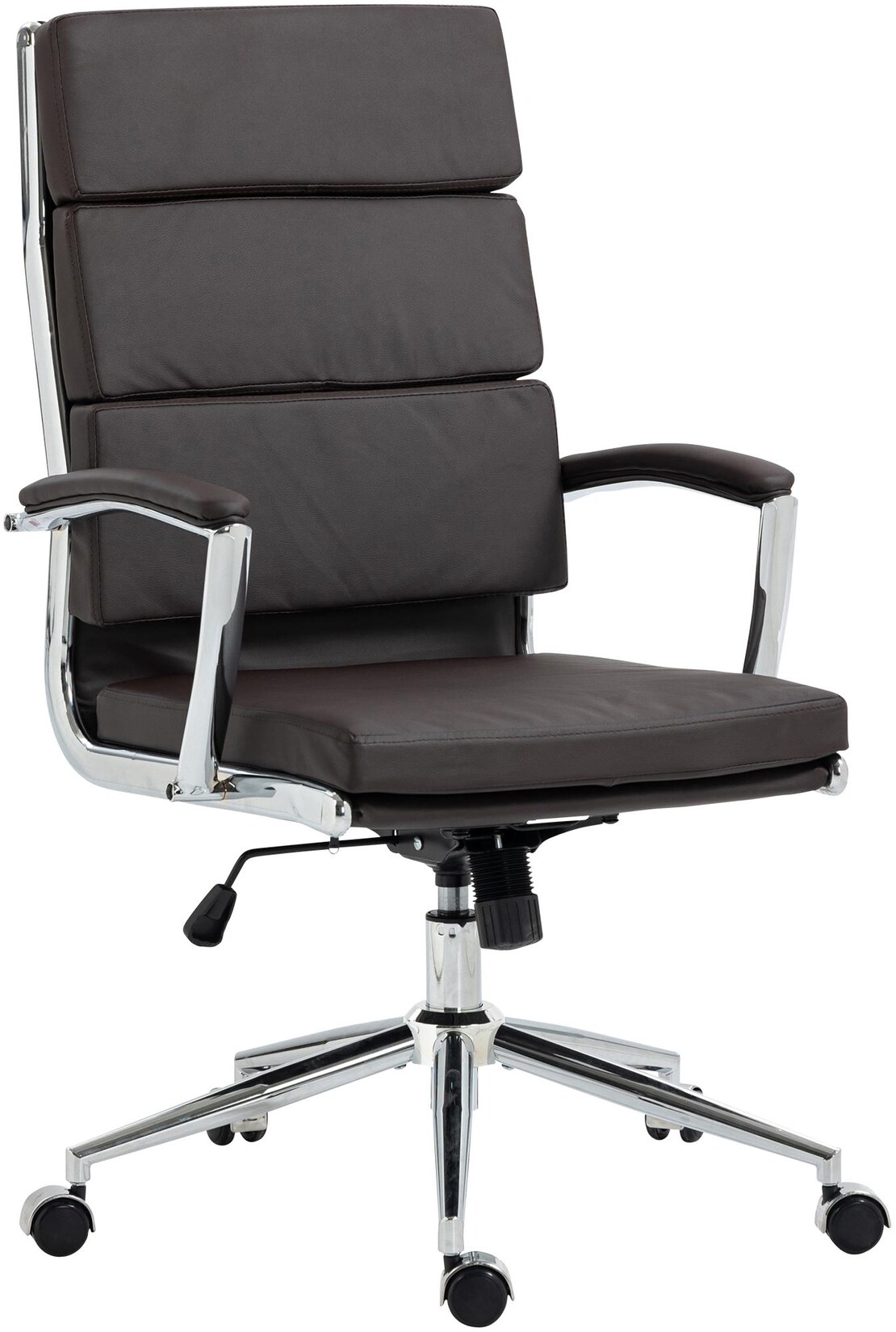 CLP Bürostuhl Cleveland I Ergonomischer Schreibtischstuhl I Höhenverstellbar mit Wippfunktion I Chefsessel mit Armlehnen