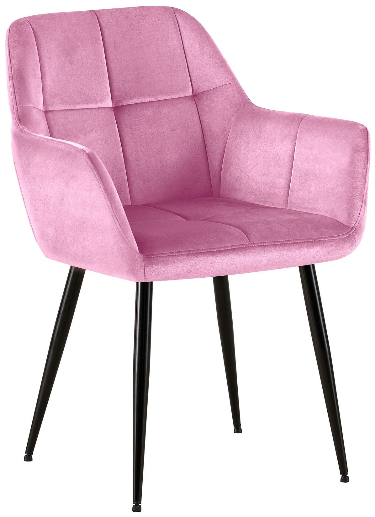 CLP Besucherstuhl Emia Samt Material: Samt, Farbe: rosa