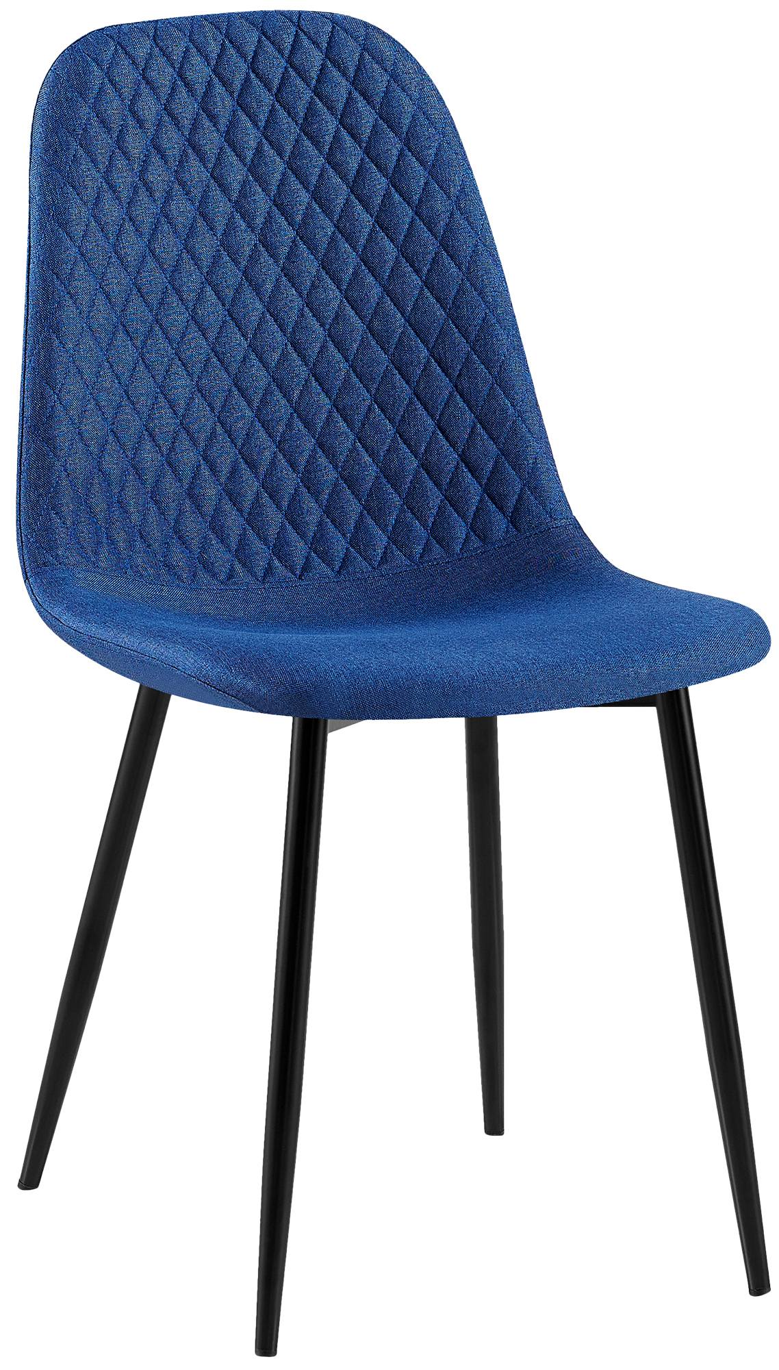 CLP Esszimmerstuhl Giverny gepolstert Samt, Stoffstuhl mit Ziern&auml;hten und Bodenschonern, Sessel belastbar bis 150 kg - Bild 1