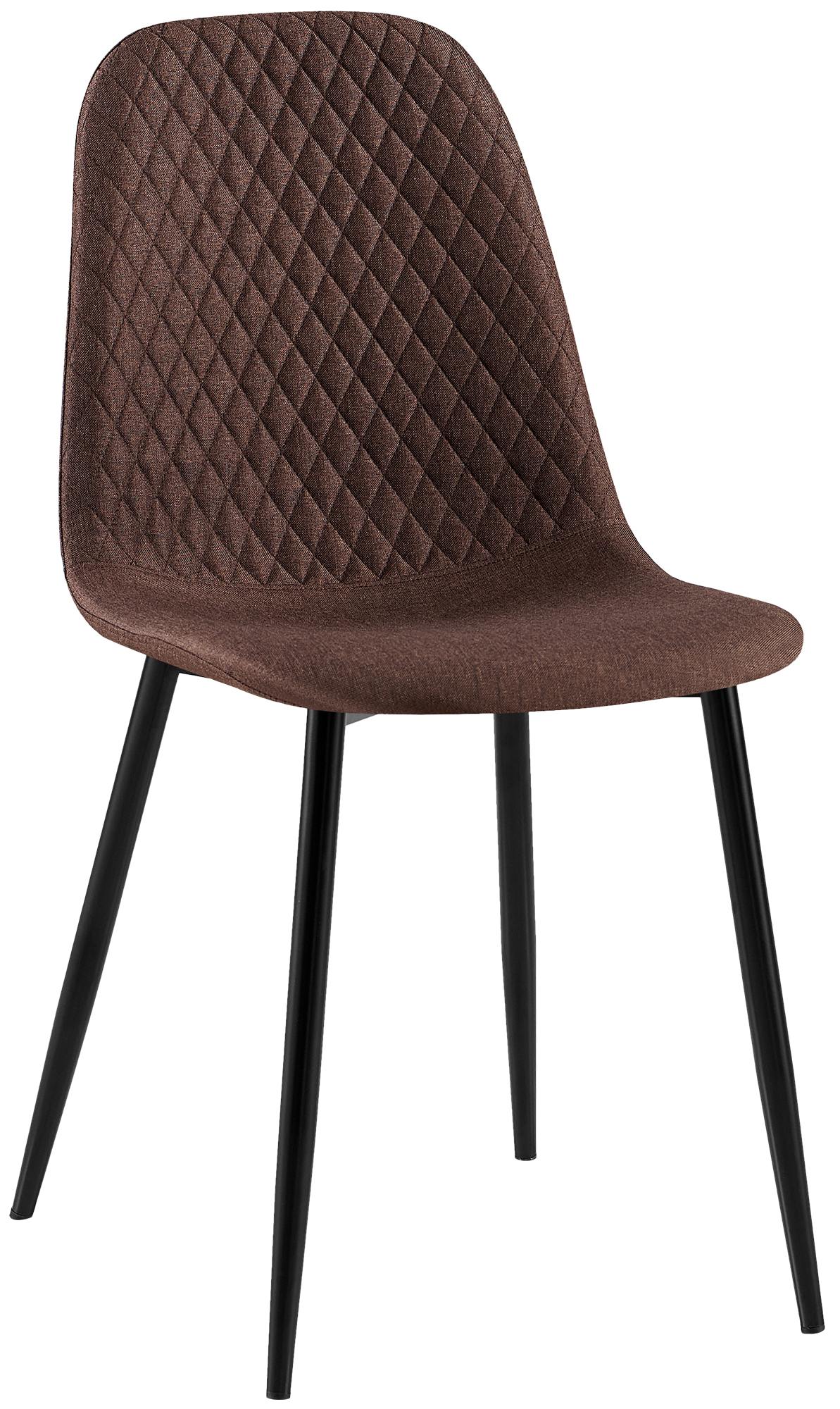 CLP Esszimmerstuhl Giverny gepolstert Samt, Stoffstuhl mit Ziern&auml;hten und Bodenschonern, Sessel belastbar bis 150 kg - Bild 1