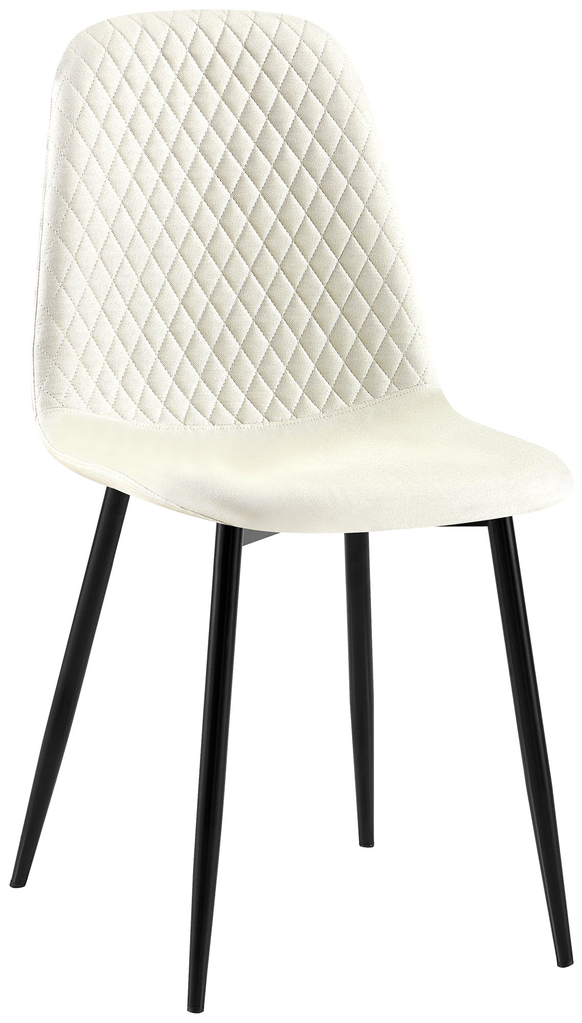 CLP Esszimmerstuhl Giverny gepolstert Samt, Stoffstuhl mit Ziern&auml;hten und Bodenschonern, Sessel belastbar bis 150 kg - Bild 1