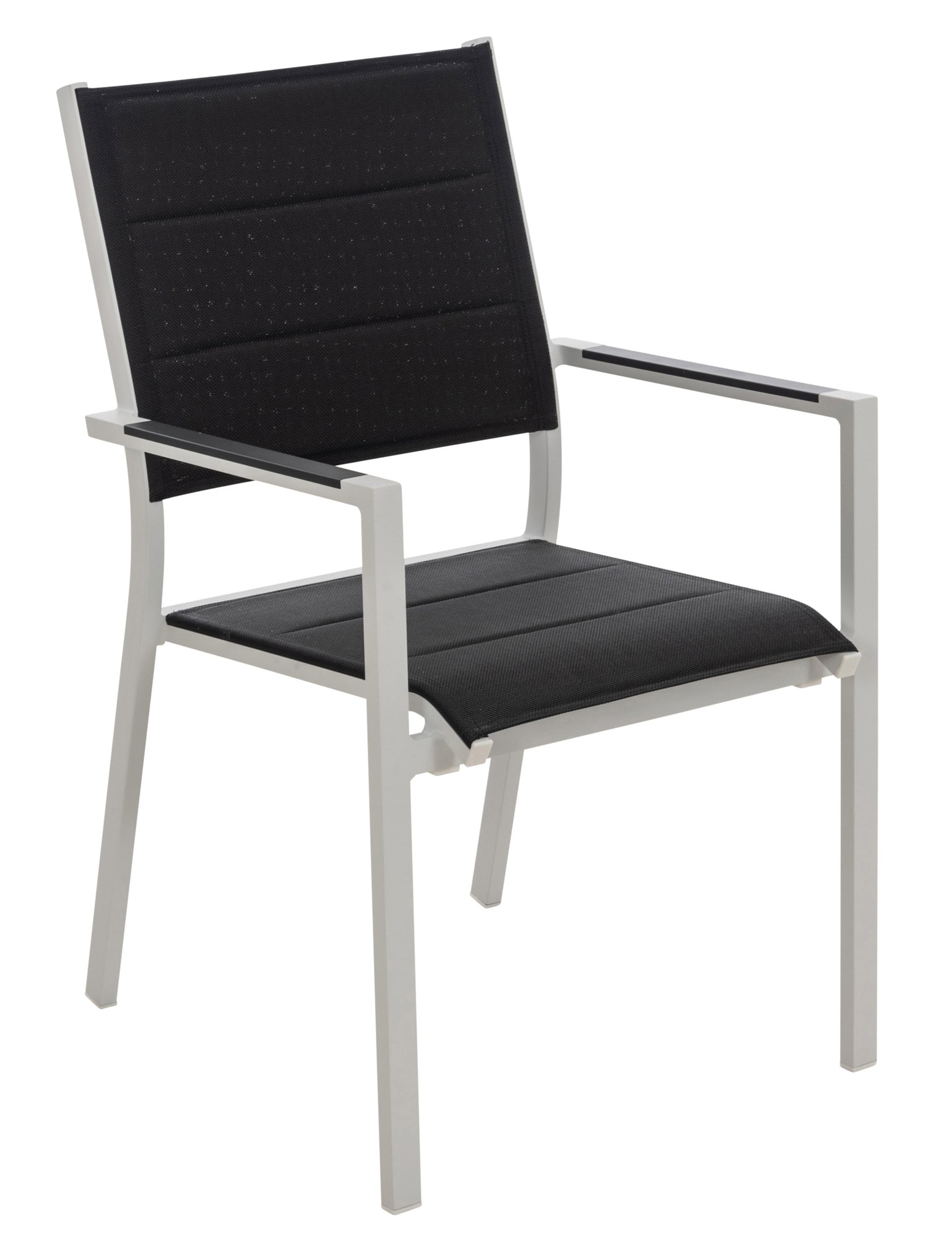 CLP Gartenstuhl Jones I Lehnstuhl Mit Textilene-Bezug I Stapelstuhl Aus Aluminium - Bild 1