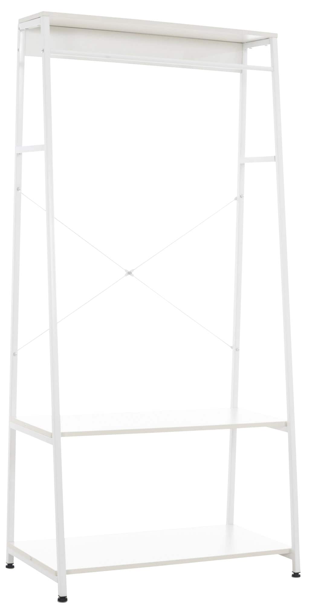 CLP Kleiderst&auml;nder Luton Mit Metallgestell Und Drei Ablagefl&auml;chen I Dekoratives Regal I Garderobe I Standregal - Bild 1