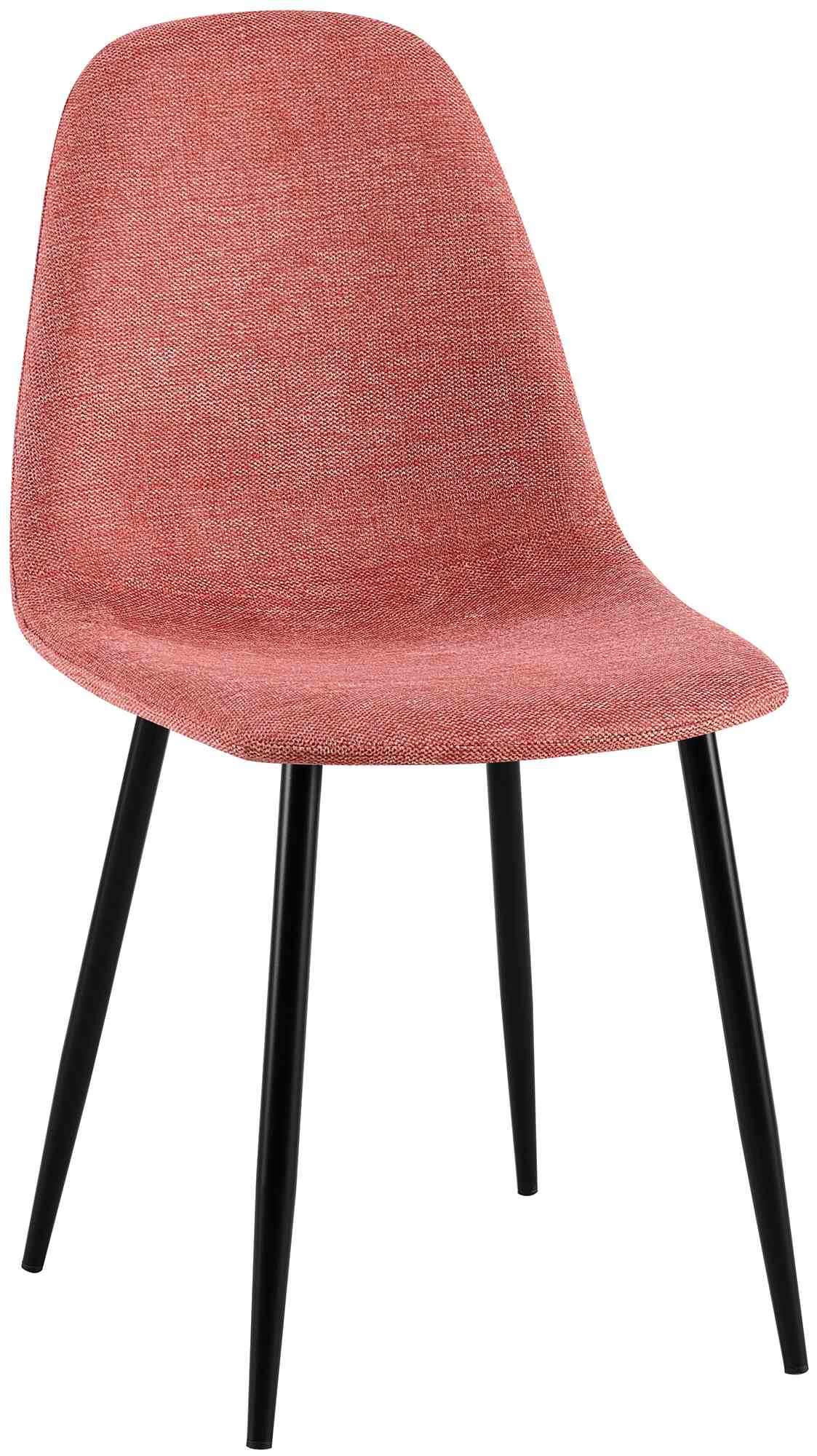 CLP Esszimmerstuhl gepolstert Napier, K&uuml;chenstuhl mit R&uuml;ckenlehne und schwarzem Metallgestell, Polsterstuhl Esszimmer bis 150 kg belastbar - Bild 1