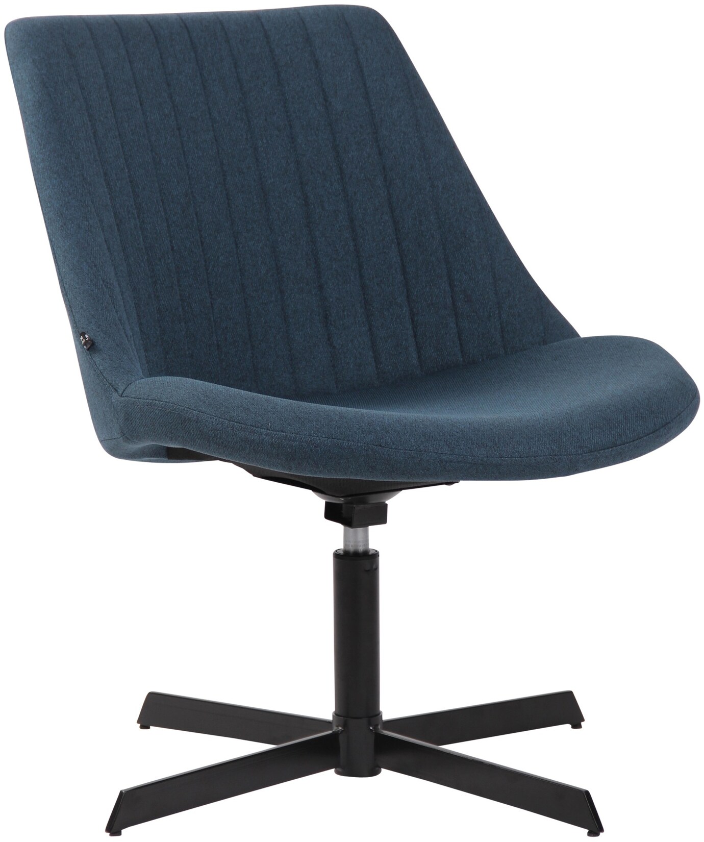 CLP Lounger Granby I 360 Grad Drehbarer Relax Sessel Mit Stoffbezug I Ergonomisches Design Mit Bodenschonern I Polsterstuhl Mit Rückenlehne