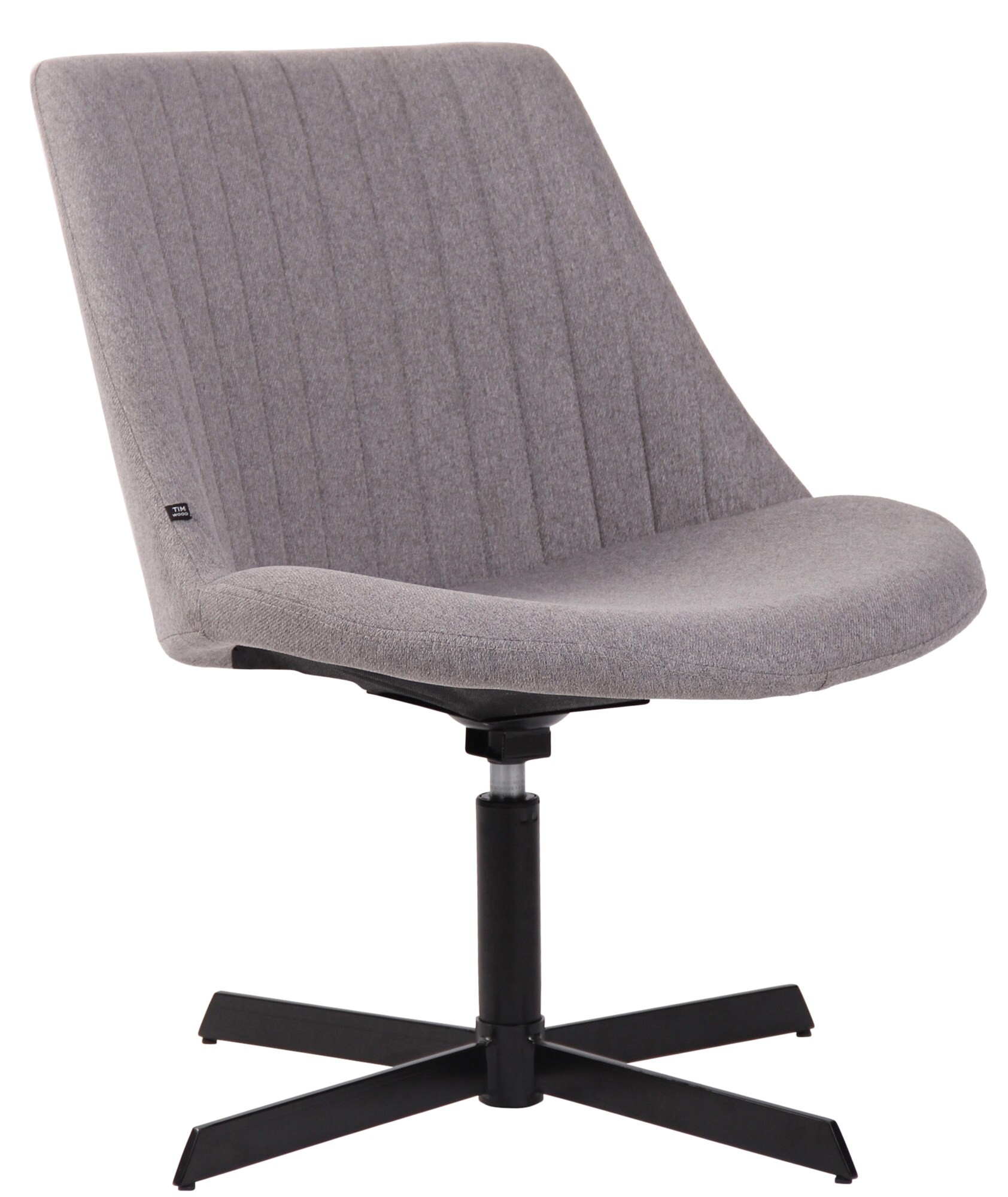 CLP Lounger Granby I 360 Grad Drehbarer Relax Sessel Mit Stoffbezug I Ergonomisches Design Mit Bodenschonern I Polsterstuhl Mit R&uuml;ckenlehne - Bild 1