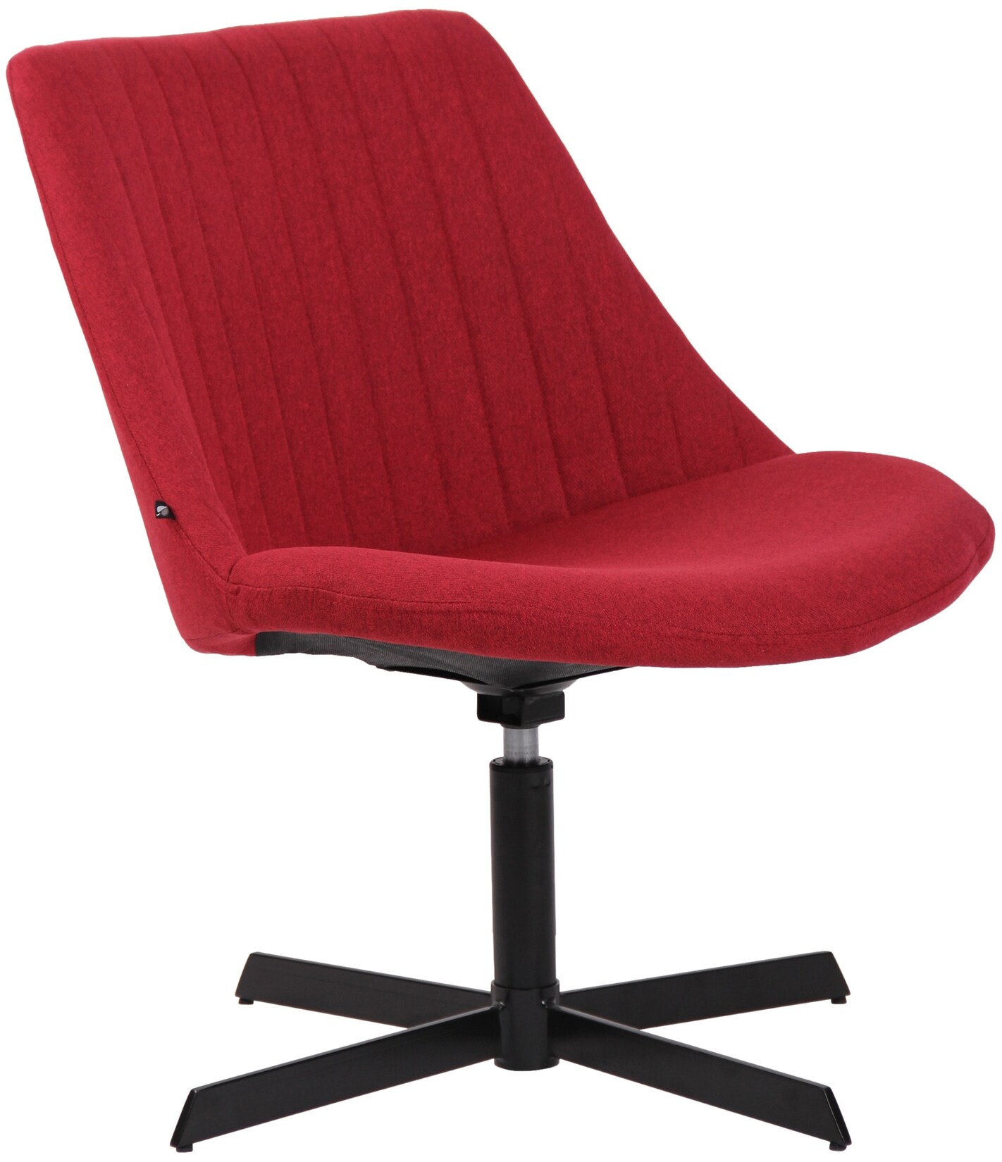 CLP Lounger Granby I 360 Grad Drehbarer Relax Sessel Mit Stoffbezug I Ergonomisches Design Mit Bodenschonern I Polsterstuhl Mit Rückenlehne