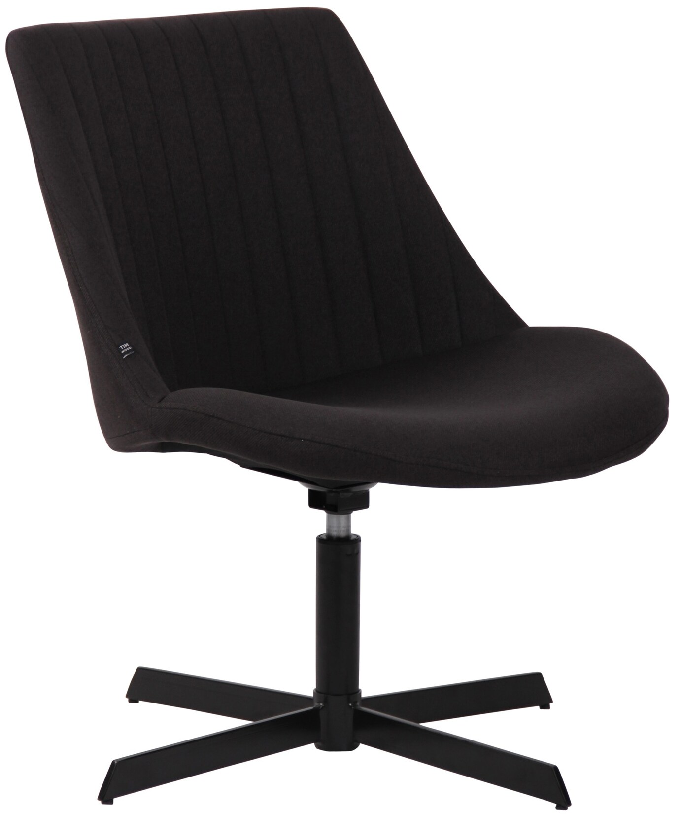 CLP Lounger Granby I 360 Grad Drehbarer Relax Sessel Mit Stoffbezug I Ergonomisches Design Mit Bodenschonern I Polsterstuhl Mit Rückenlehne