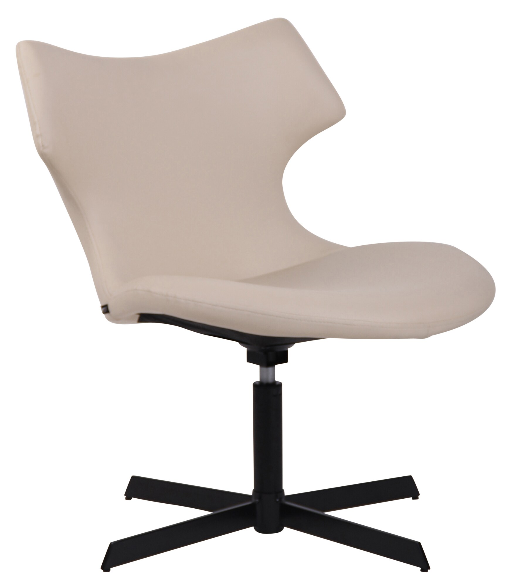 CLP Lounger Welland Kunstleder I Relaxsessel 360 Grad Drehbar Mit Gepolsterten Kunstlederbezug I Polsterstuhl Mit R&uuml;ckenlehne F&uuml;r Wohnzimmer - Bild 1