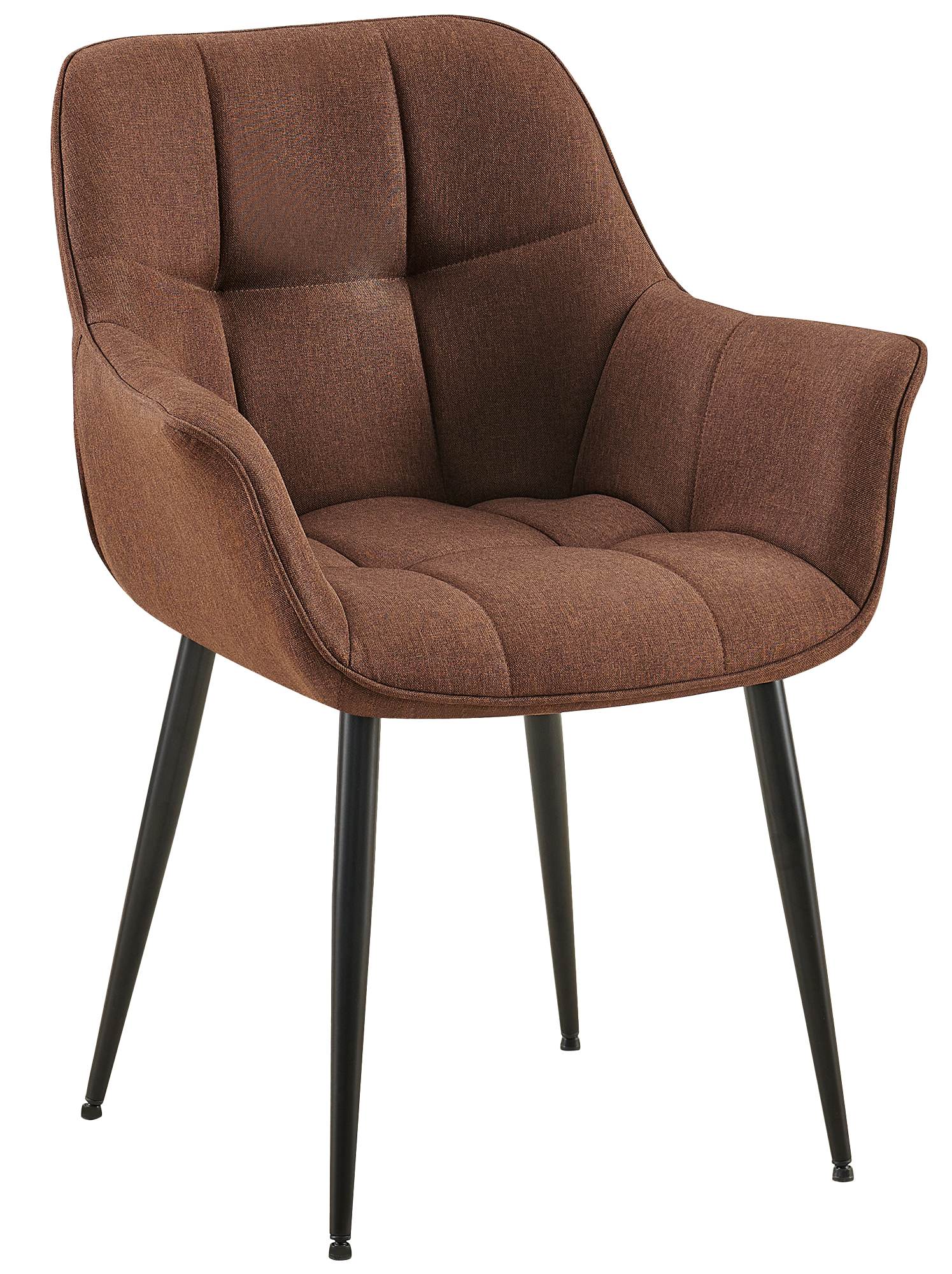 CLP Esszimmerstuhl Roseville I Moderner Stuhl mit Armlehne und gepolsterter R&uuml;ckenlehne I Polsterstuhl bis 150 kg belastbar und ergonomisch - Bild 1