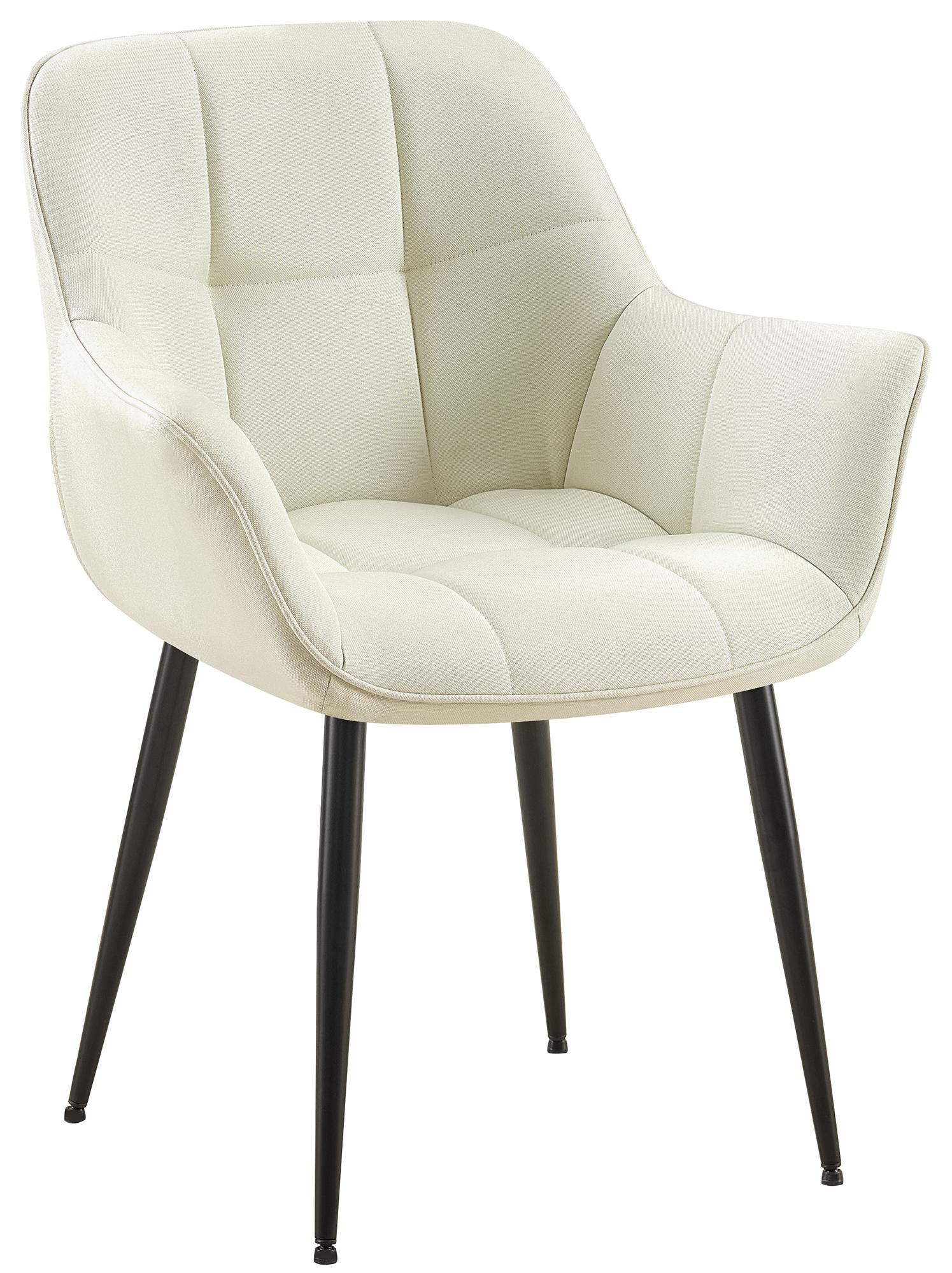 CLP Esszimmerstuhl Roseville I Moderner Stuhl mit Armlehne und gepolsterter R&uuml;ckenlehne I Polsterstuhl bis 150 kg belastbar und ergonomisch - Bild 1