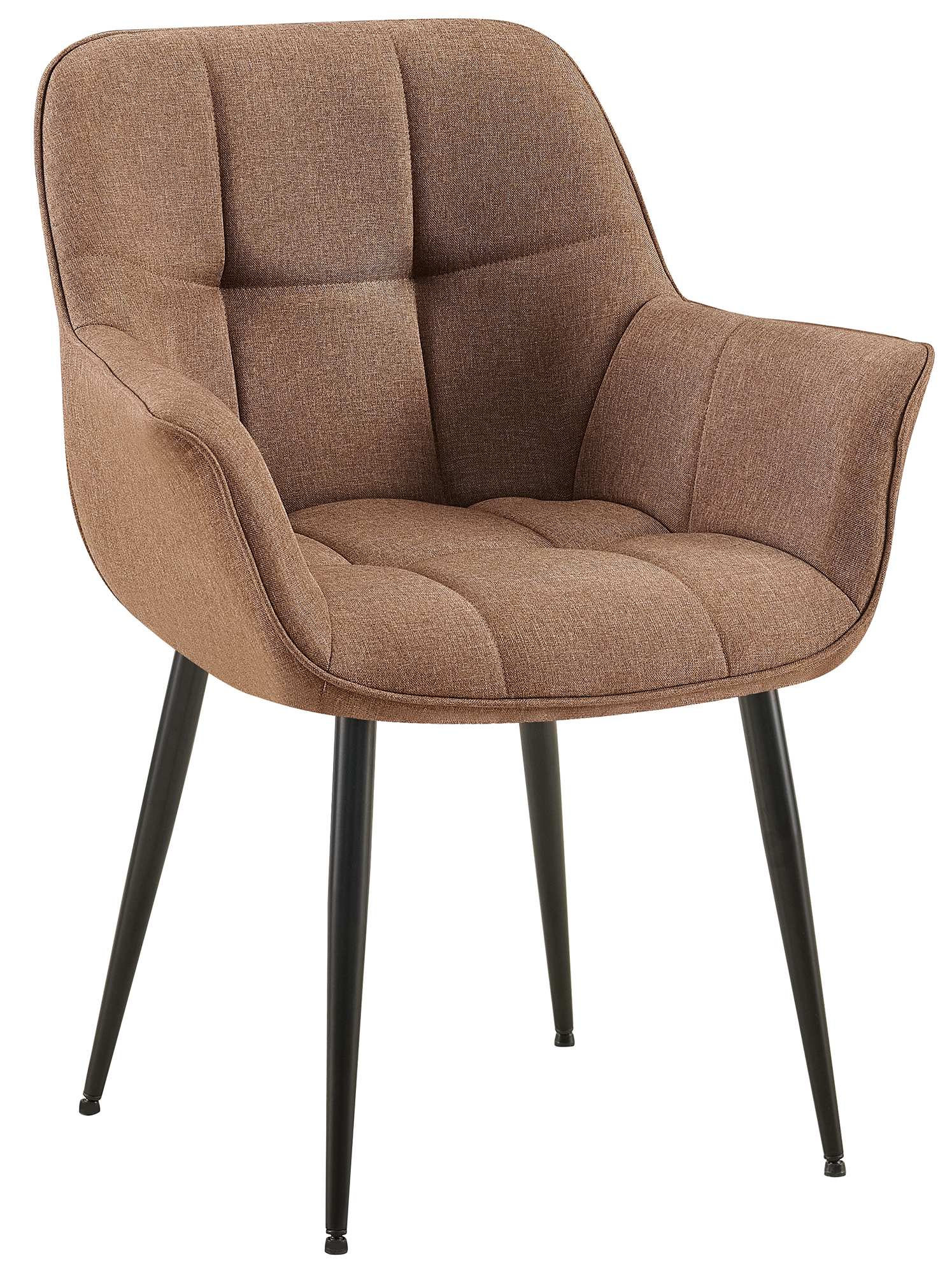 CLP Esszimmerstuhl Roseville I Moderner Stuhl mit Armlehne und gepolsterter R&uuml;ckenlehne I Polsterstuhl bis 150 kg belastbar und ergonomisch - Bild 1