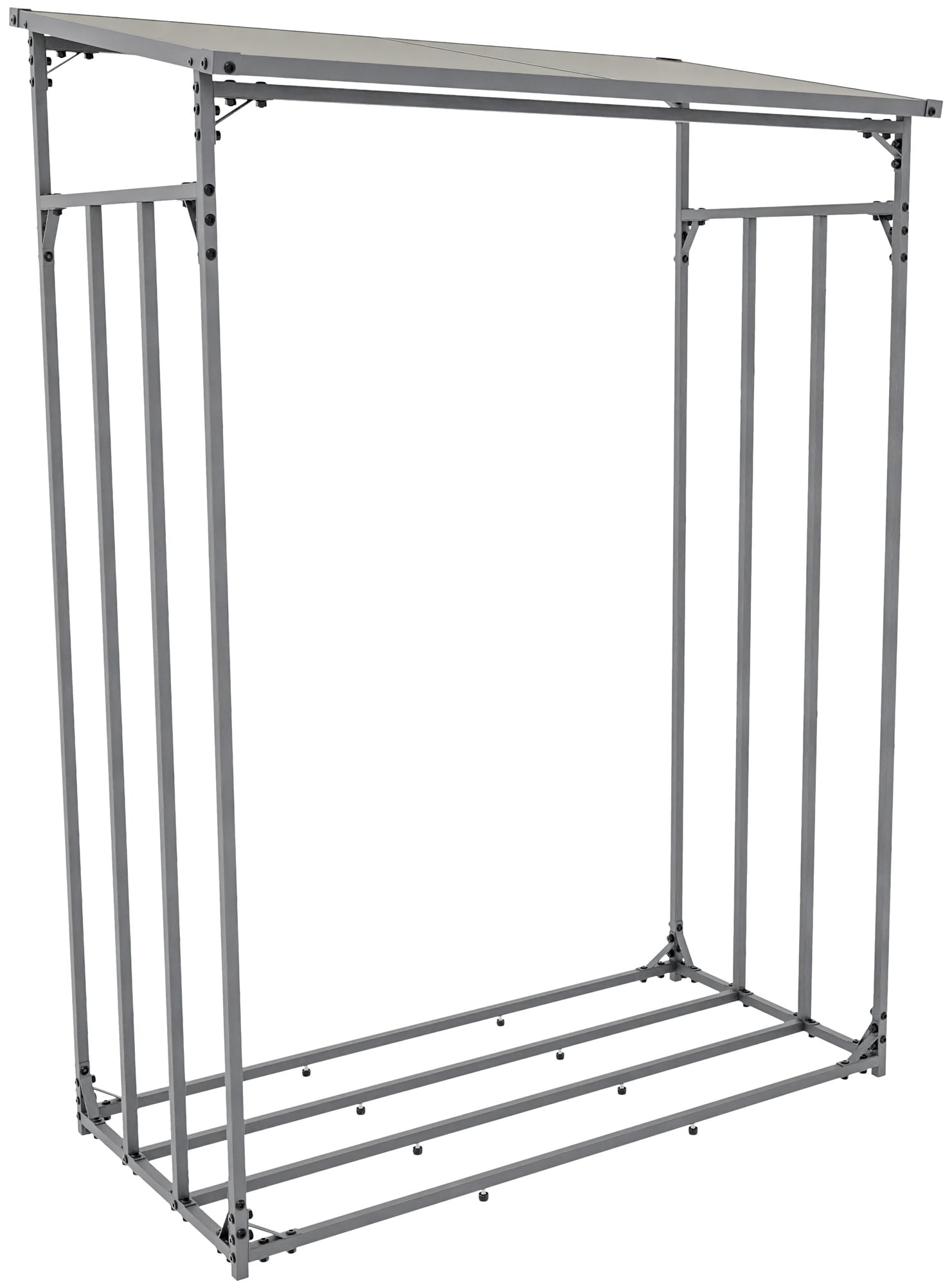 CLP Kaminholzunterstand Ruston Aluminium I Kaminholzregal Anthrazit I Holzlager Aus Aluminium I Feuerholzregal F&uuml;r Au&szlig;en - Bild 1