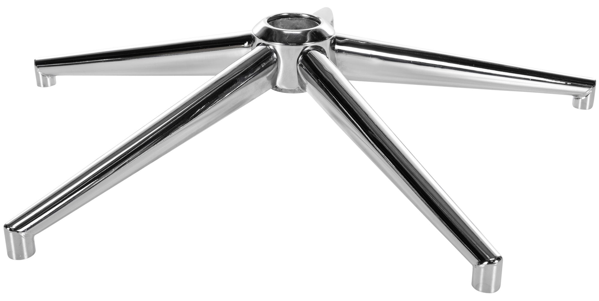 CLP Fu&szlig;kreuz Eckig I Chrom I Drehkreuz Aus Metall I Stuhlbasis F&uuml;r B&uuml;rostuhl - Bild 1