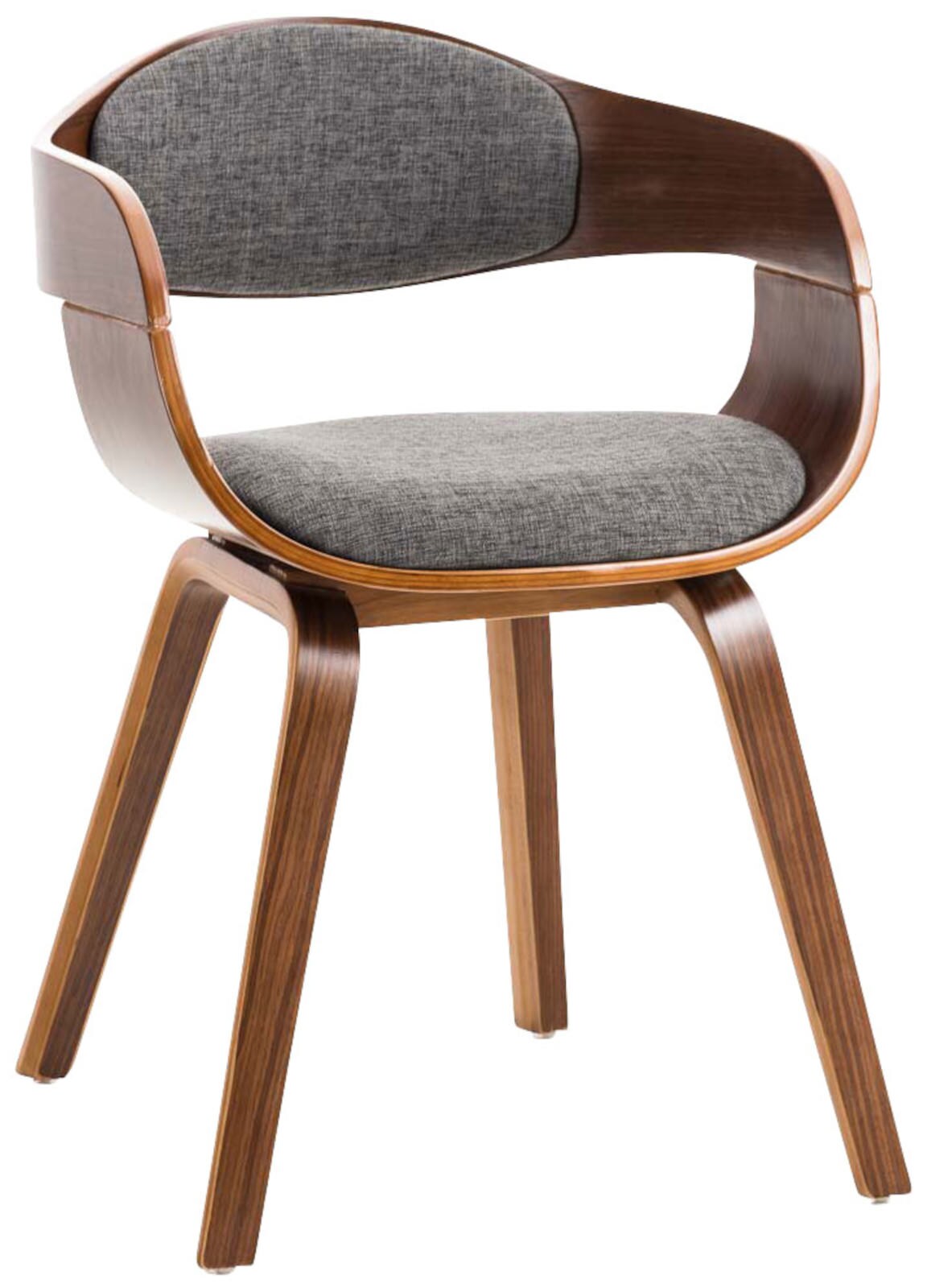 CLP 2er Set Esszimmerst&uuml;hle ergonomisch Kingston, Lehnst&uuml;hle mit umlaufender R&uuml;ckenlehne, Holzgestell bis 150 kg - Bild 1