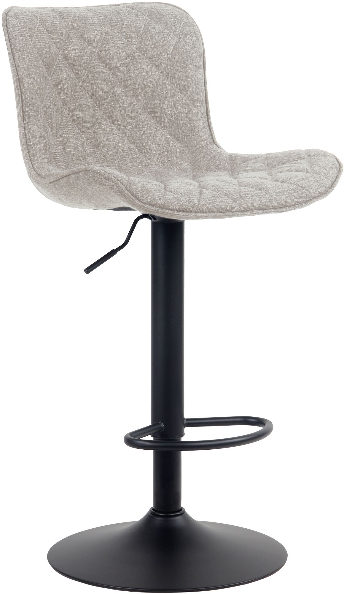 CLP Barhocker Emma I H&ouml;henverstellbarer Barstuhl I 360&deg; Drehstuhl Mit R&uuml;ckenlehne F&uuml;r K&uuml;che Und Bistro - Bild 1