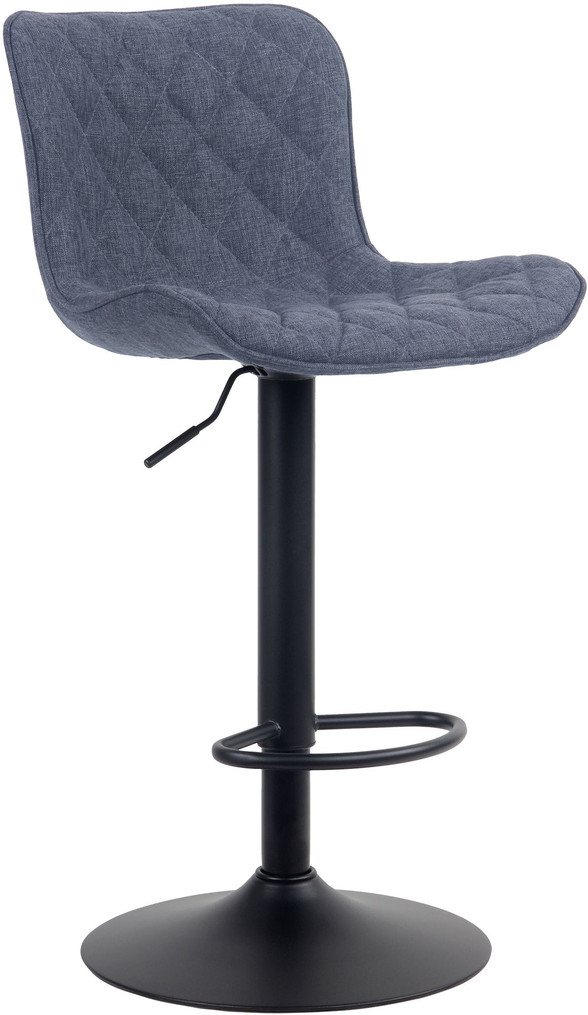 CLP Barhocker Emma I H&ouml;henverstellbarer Barstuhl I 360&deg; Drehstuhl Mit R&uuml;ckenlehne F&uuml;r K&uuml;che Und Bistro - Bild 1