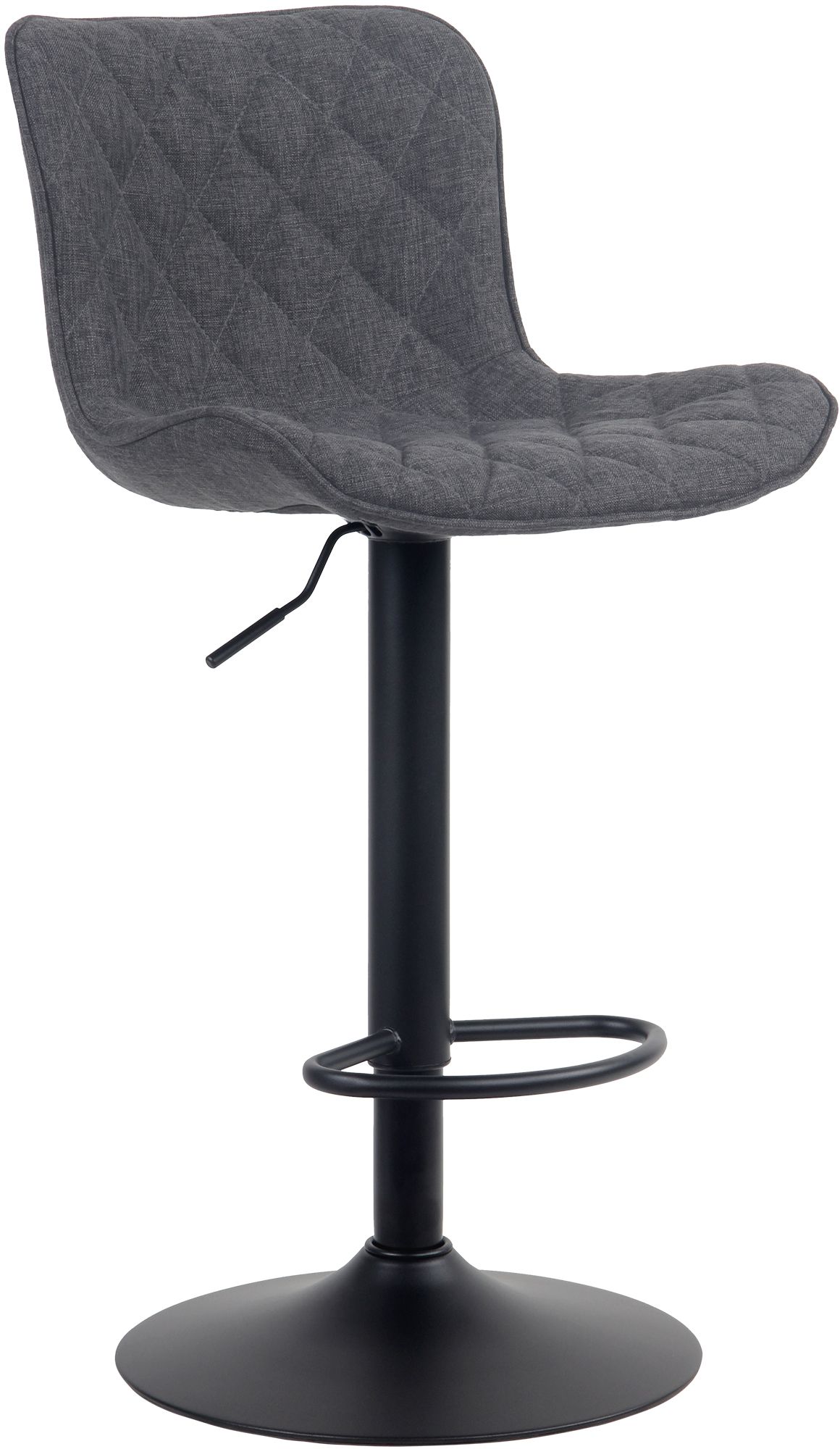 CLP Barhocker Emma I H&ouml;henverstellbarer Barstuhl I 360&deg; Drehstuhl Mit R&uuml;ckenlehne F&uuml;r K&uuml;che Und Bistro - Bild 1