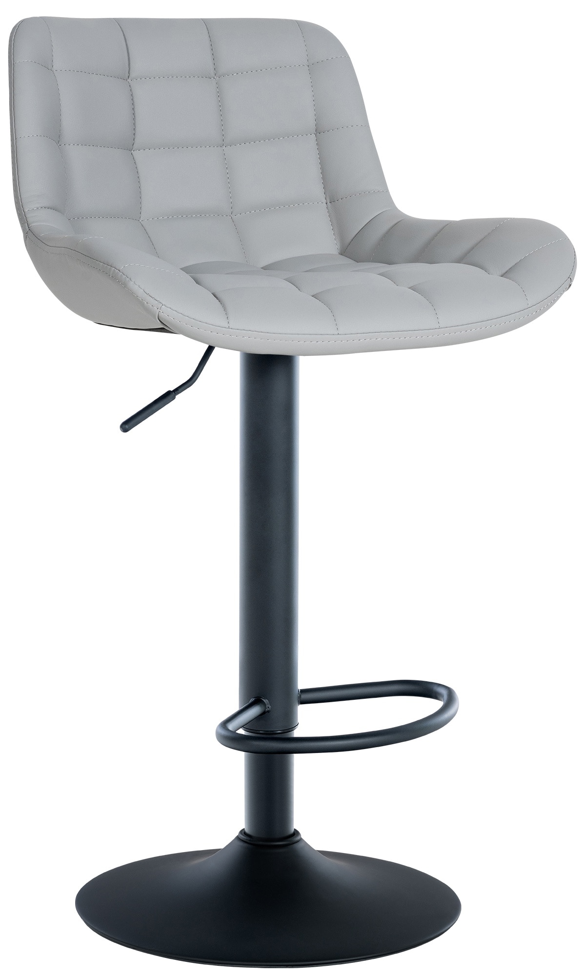 CLP Barhocker Tover I H&ouml;henverstellbarer Tresenhocker I 360&deg; Drehstuhl Mit R&uuml;ckenlehne F&uuml;r Tresen Und Theke - Bild 1
