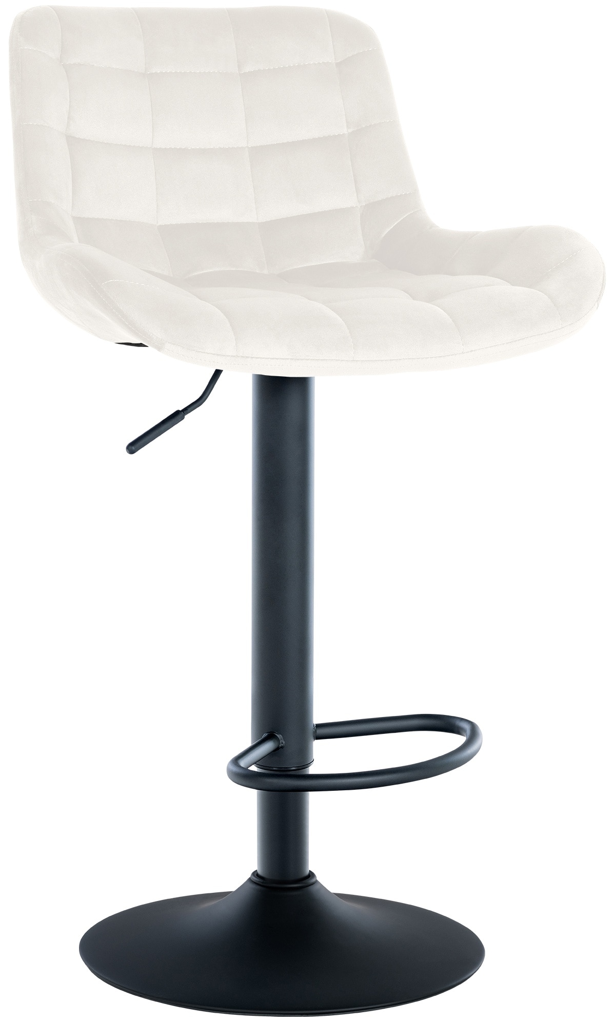 CLP Barhocker Tover I H&ouml;henverstellbarer Tresenhocker I 360&deg; Drehstuhl Mit R&uuml;ckenlehne F&uuml;r Tresen Und Theke - Bild 1