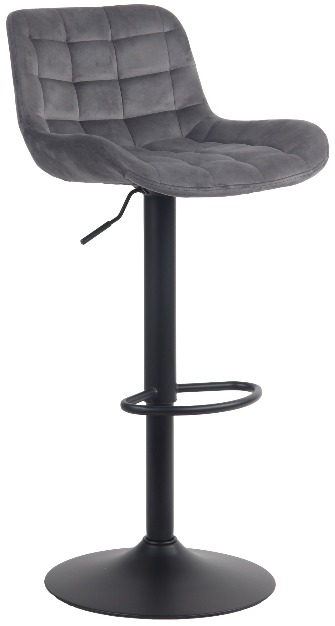 CLP Barhocker Tover I H&ouml;henverstellbarer Tresenhocker I 360&deg; Drehstuhl Mit R&uuml;ckenlehne F&uuml;r Tresen Und Theke - Bild 1