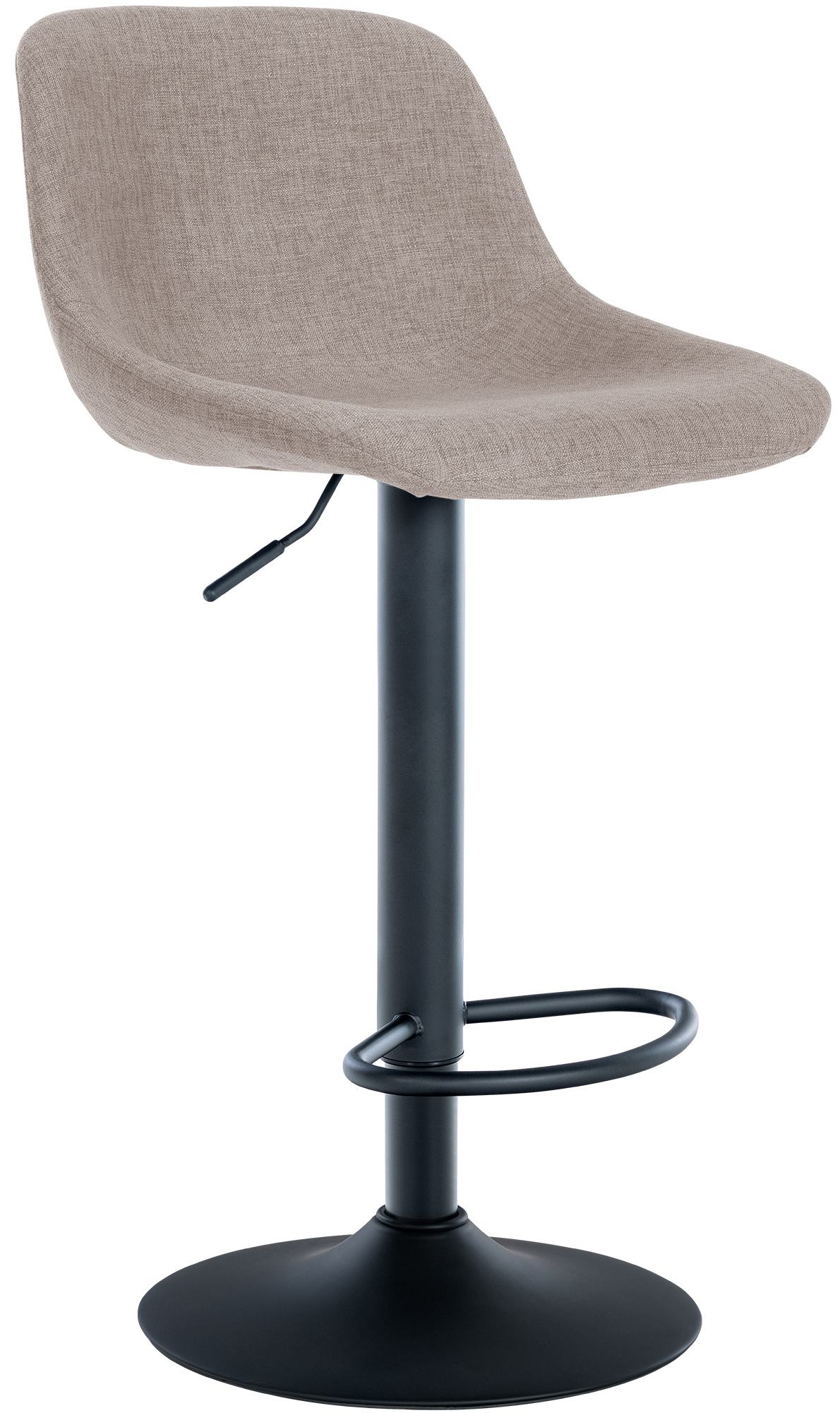 CLP Barhocker Loft I Tresenstuhl Mit R&uuml;ckenlehne I 360&deg; Grad Drehstuhl H&ouml;henverstellbar I F&uuml;r K&uuml;che Und Theke - Bild 1