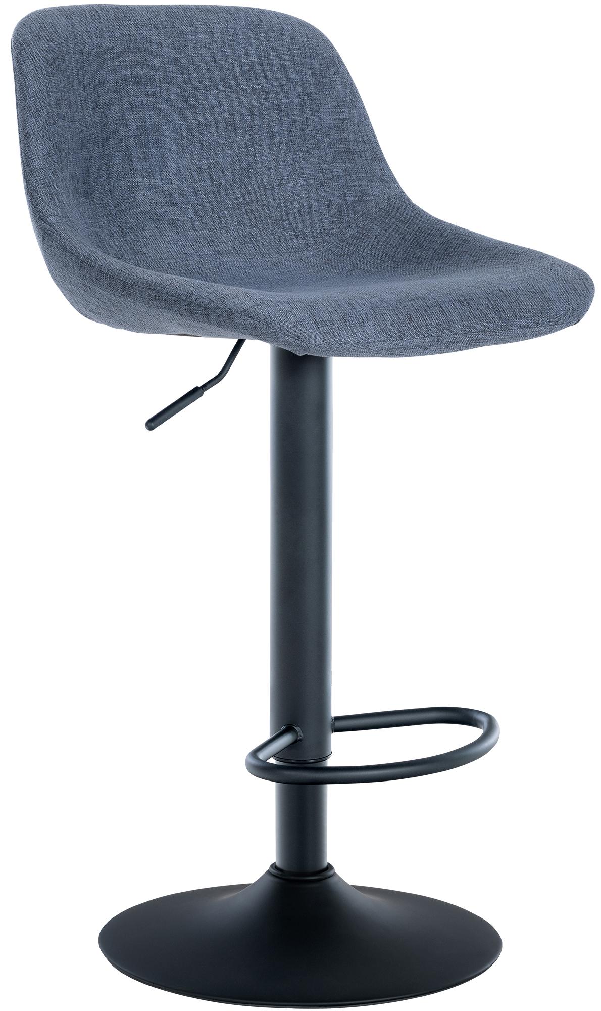 CLP Barhocker Loft I Tresenstuhl Mit R&uuml;ckenlehne I 360&deg; Grad Drehstuhl H&ouml;henverstellbar I F&uuml;r K&uuml;che Und Theke - Bild 1