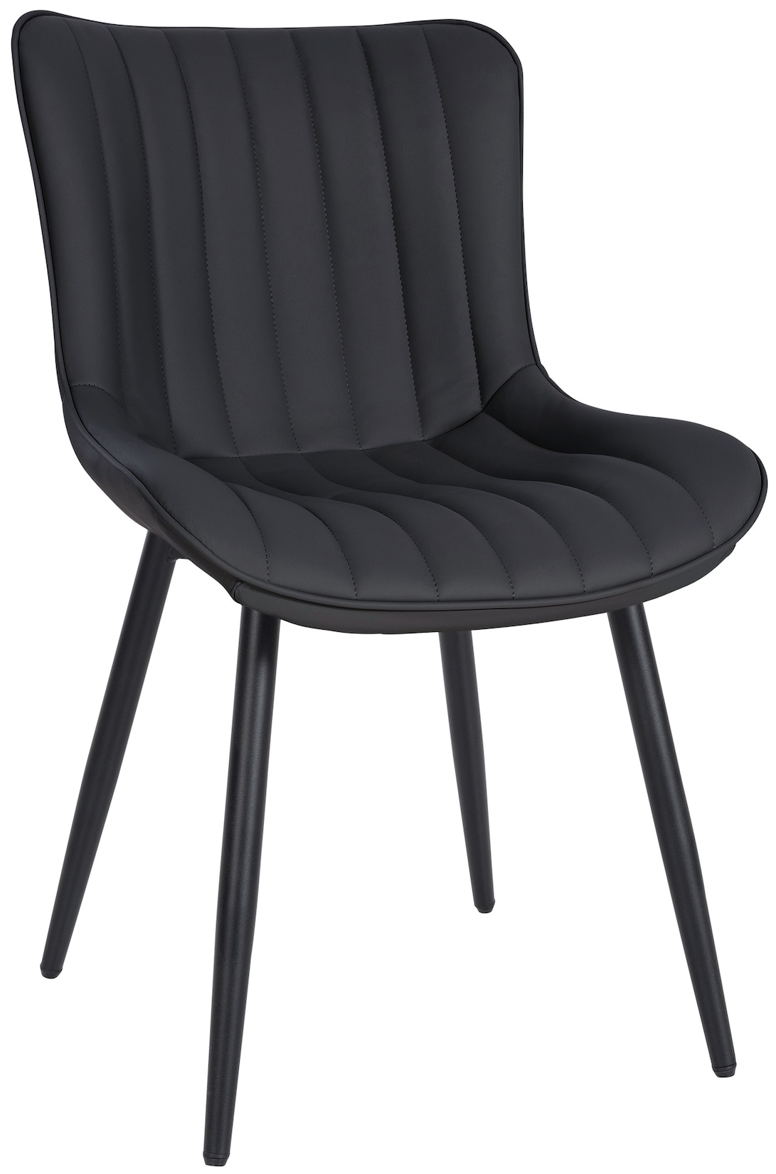 CLP Stuhl Largo Kunstleder Farbe: schwarz, Material: Kunstleder