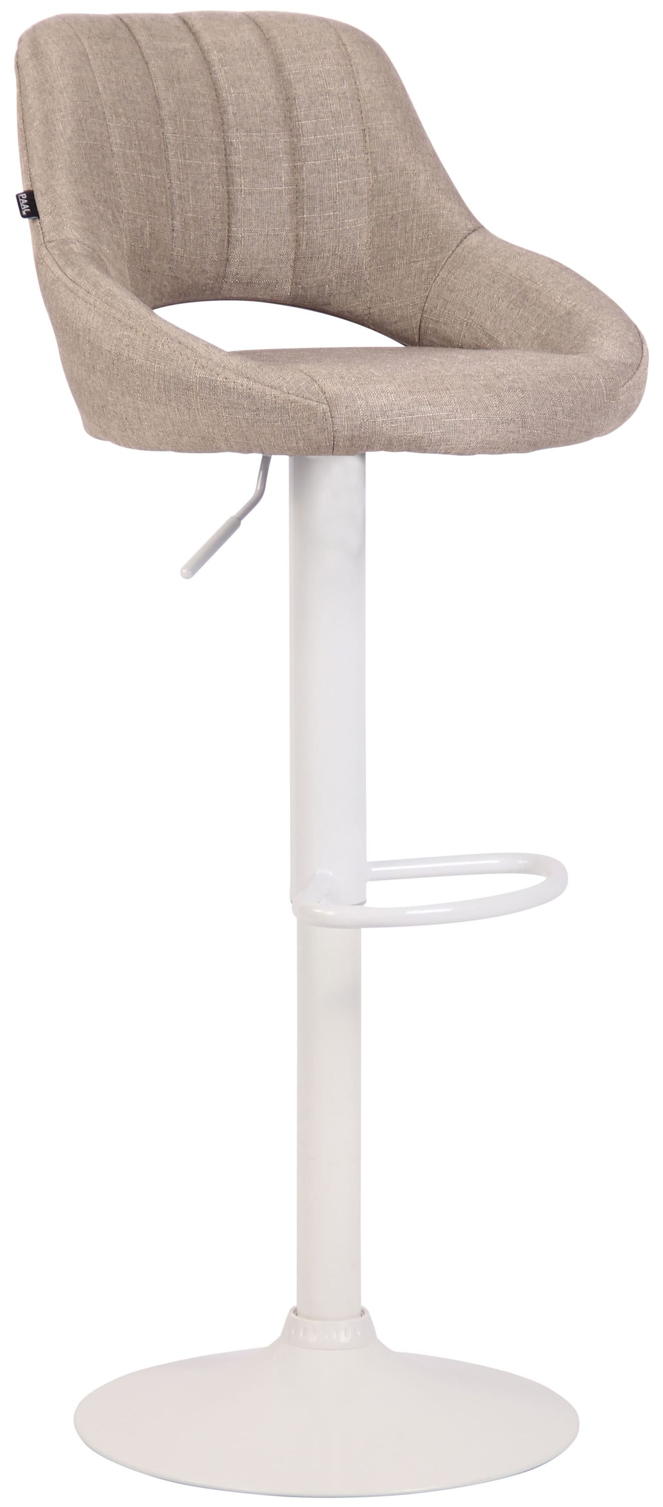 CLP Barhocker Milet I Stoff-Bezug I Drehbarer Barstuhl - Bild 1