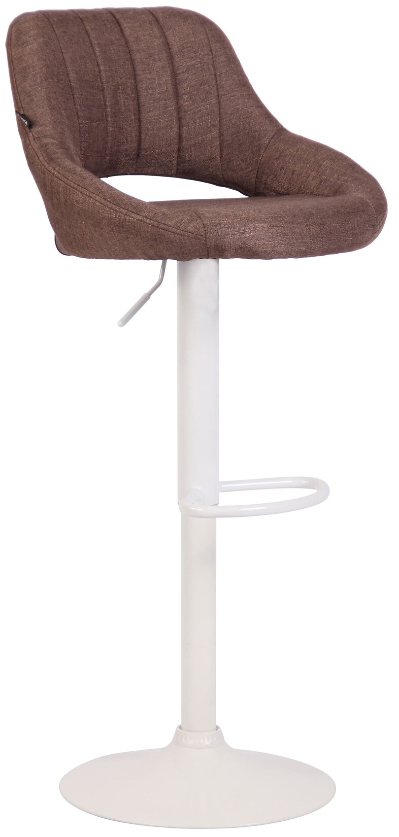 CLP Barhocker Milet I Stoff-Bezug I Drehbarer Barstuhl | 04251756482176