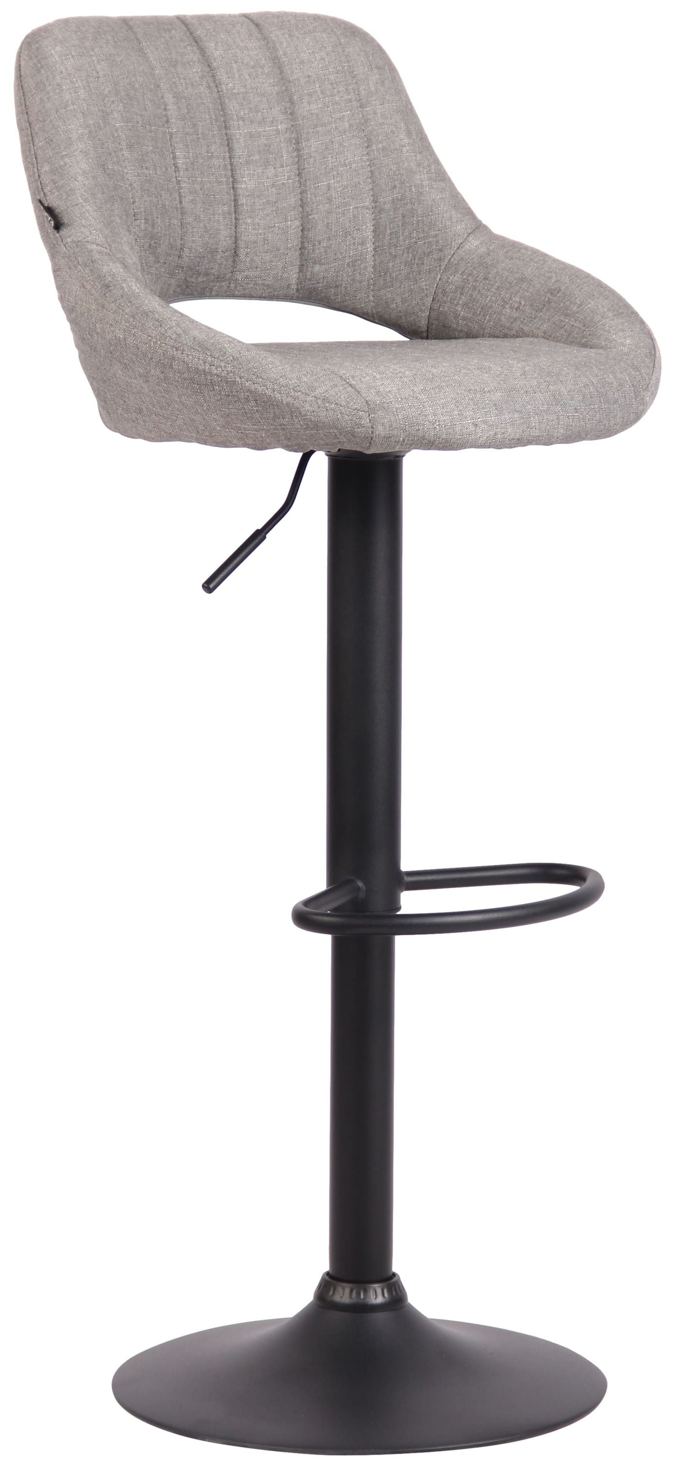 CLP Barhocker Milet I Stoff-Bezug I Drehbarer Barstuhl - Bild 1