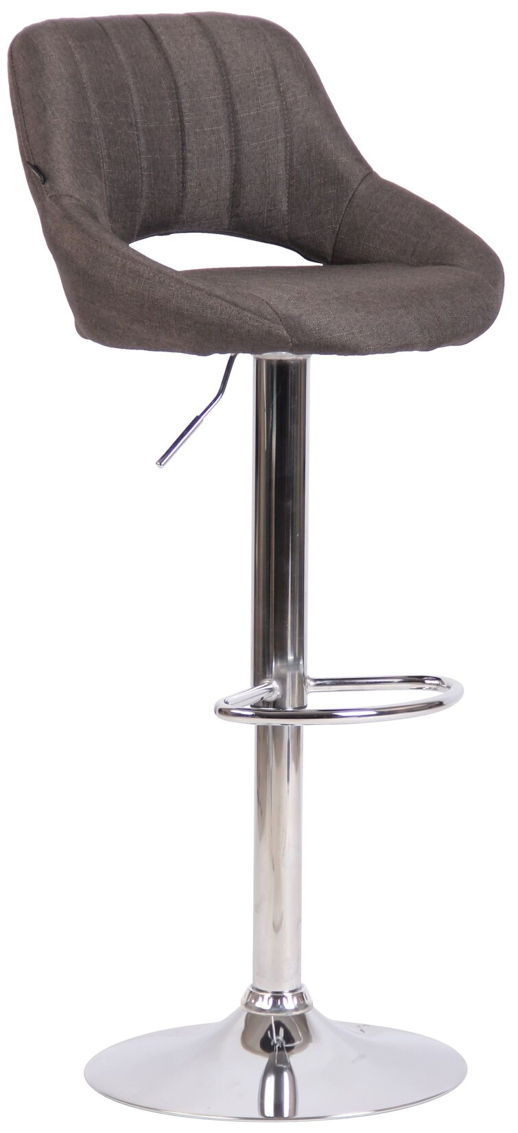 CLP Barhocker Milet I Stoff-Bezug I Drehbarer Barstuhl | 04251756482398