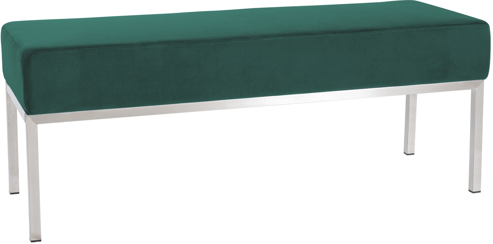 CLP Sitzbank Lamega I Gepolsterte Bank Mit Samt-Bezug - Bild 1