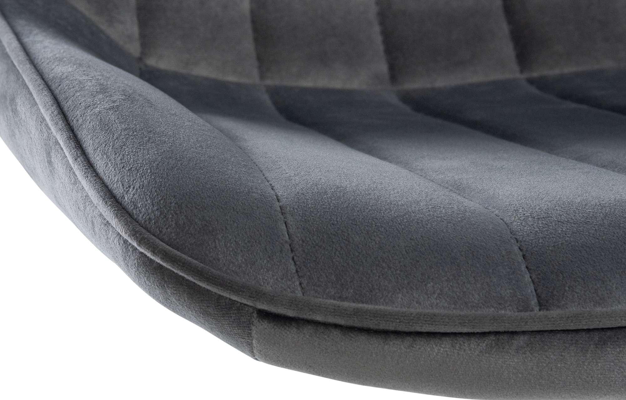 CLP Barhocker Toni Samt | H&ouml;henverstellbarer Thekenhocker mit R&uuml;ckenlehne | Barstuhl mit Metallgestell - Bild 1