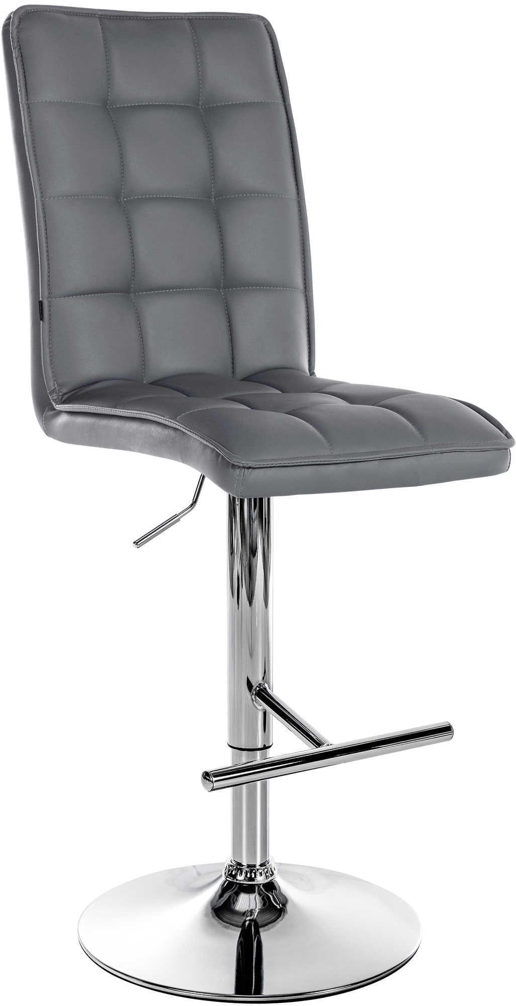 CLP Barhocker Peking Kunstleder I Tresenhocker H&ouml;henverstellbar Mit Fu&szlig;st&uuml;tze Und R&uuml;ckenlehne - Bild 1