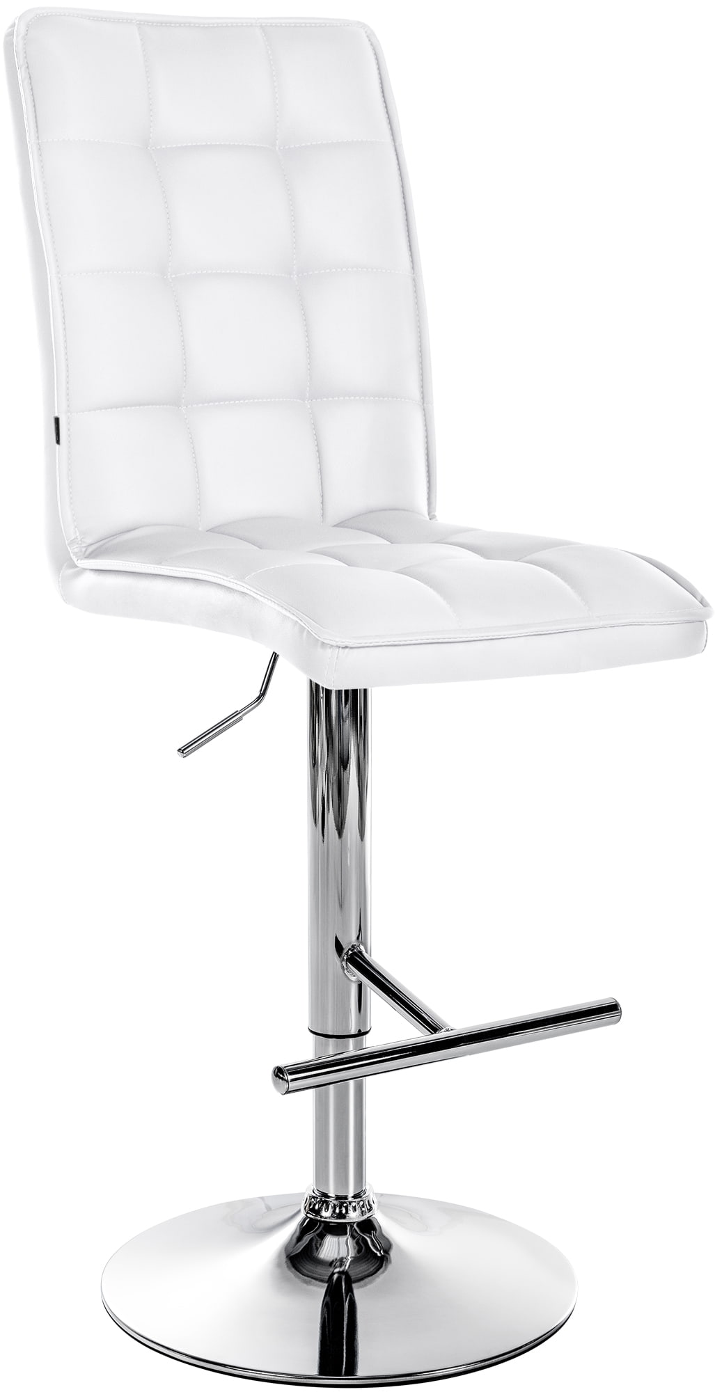 CLP Barhocker Peking Kunstleder I Tresenhocker H&ouml;henverstellbar Mit Fu&szlig;st&uuml;tze Und R&uuml;ckenlehne - Bild 1