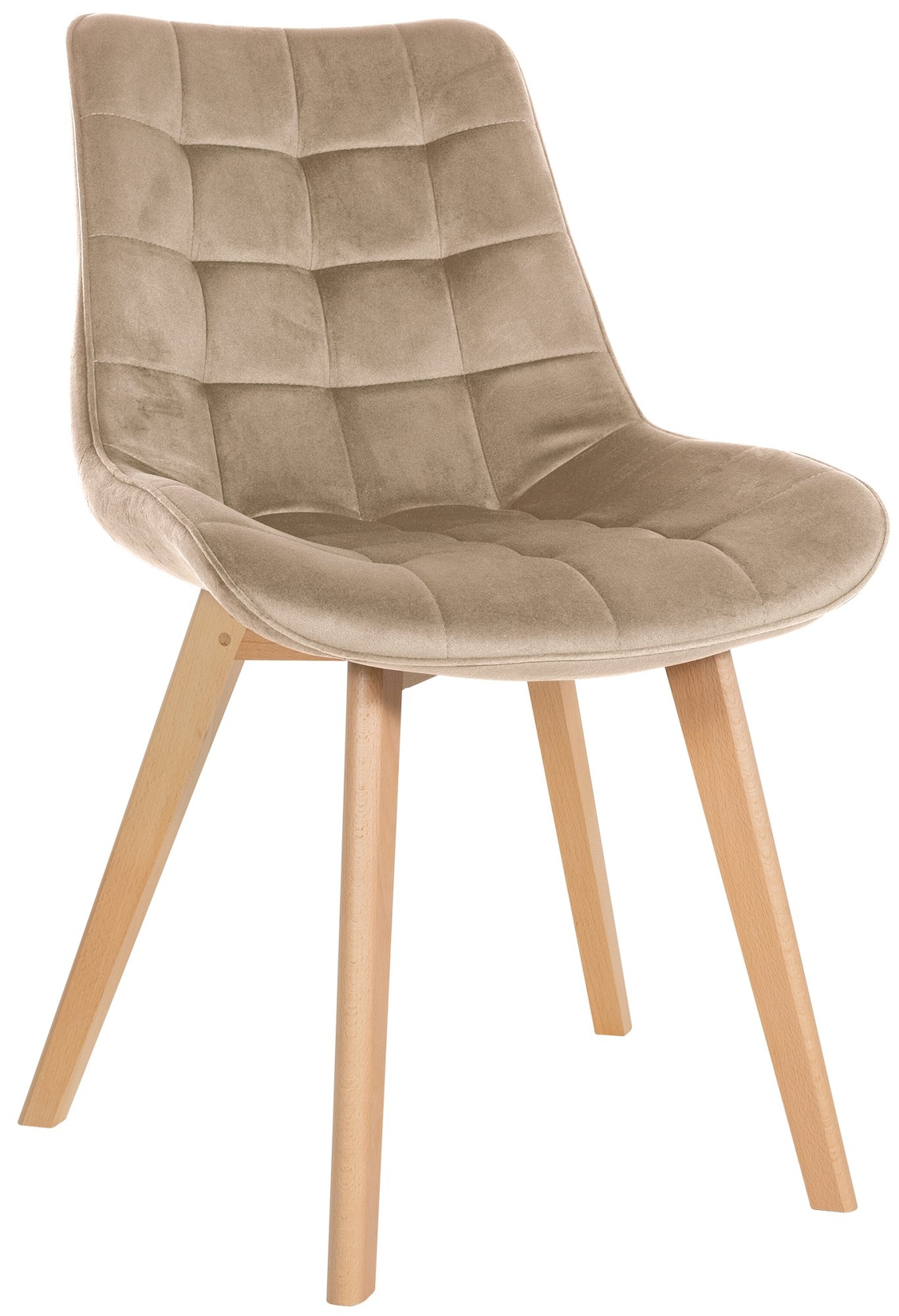 CLP Stuhl Brook Samt Farbe: braun