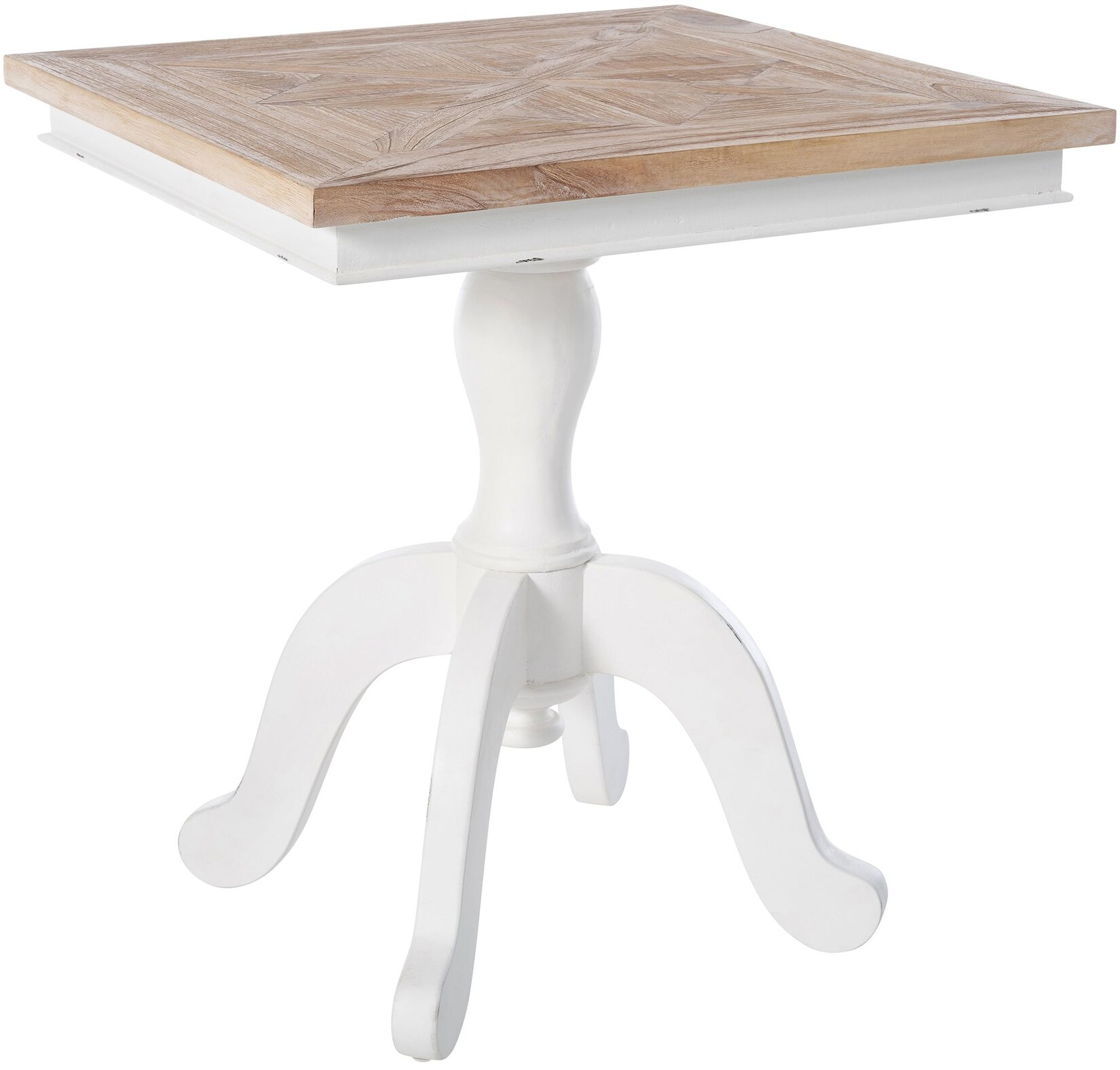 CLP Bistrotisch Grasby I Kompakter Küchentisch Aus Holz I Shabby Chic Stil | 04251756487430